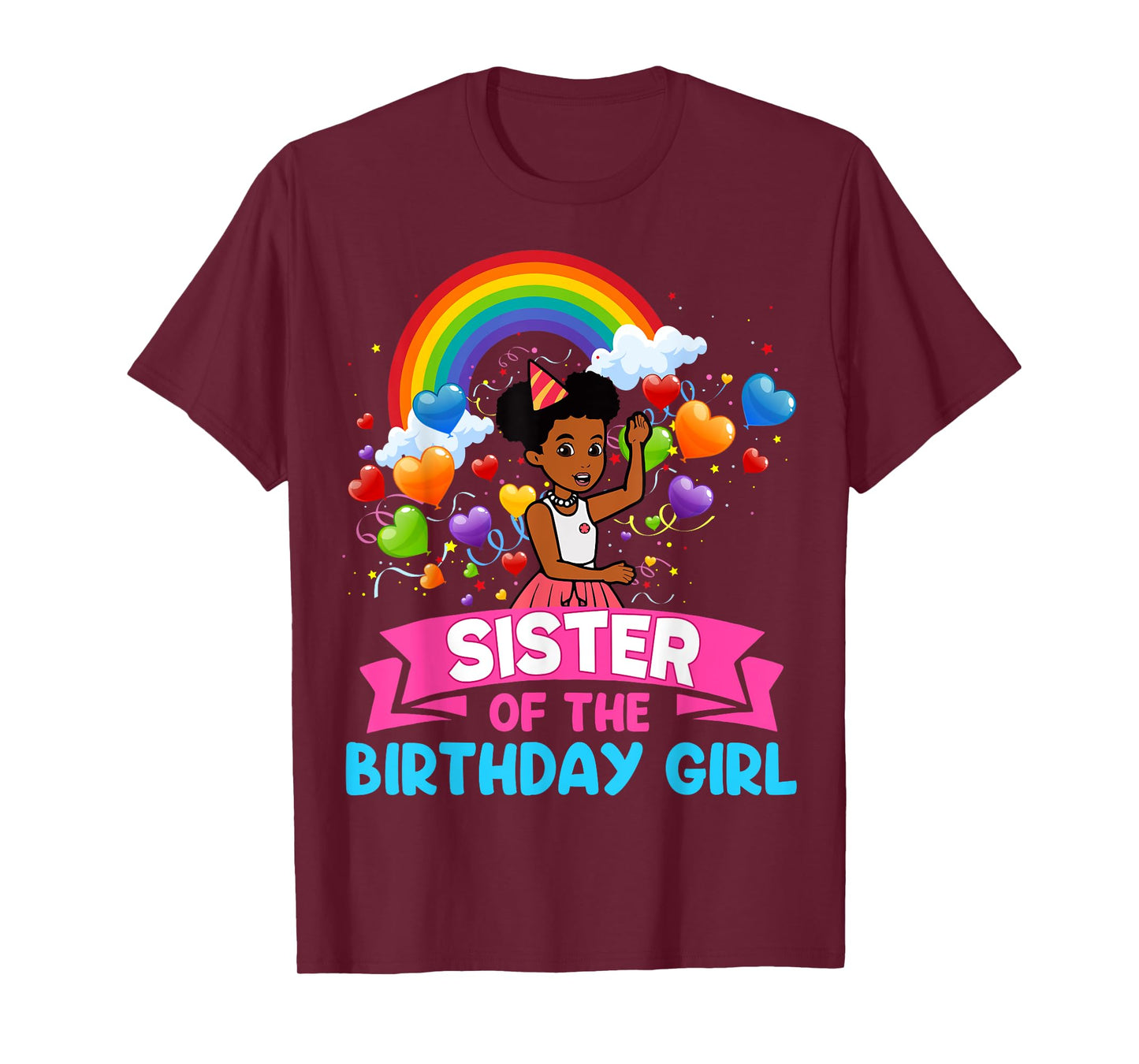 Sister Of Birthday Girl Gracie Birthday Dolls Girl Party T-Shirt