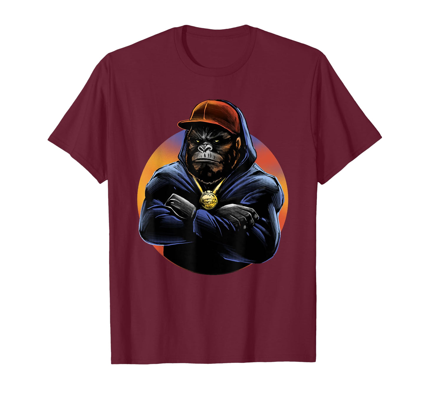 Hip Hop Orangutan street life Monkey Graphic T-Shirt