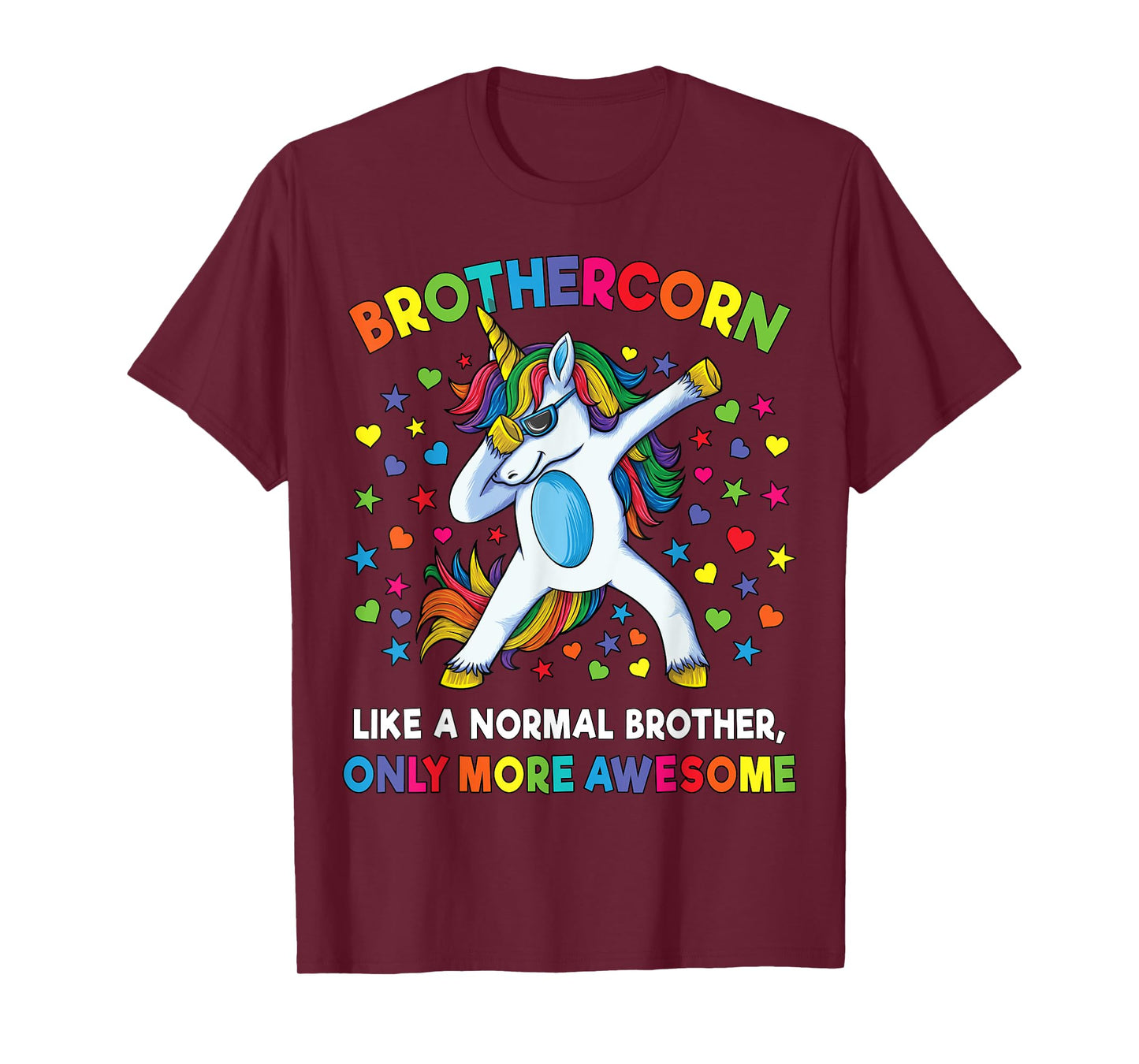 Brothercorn Like A Brother Only Awesome Dabbing Unicorn Men T-Shirt