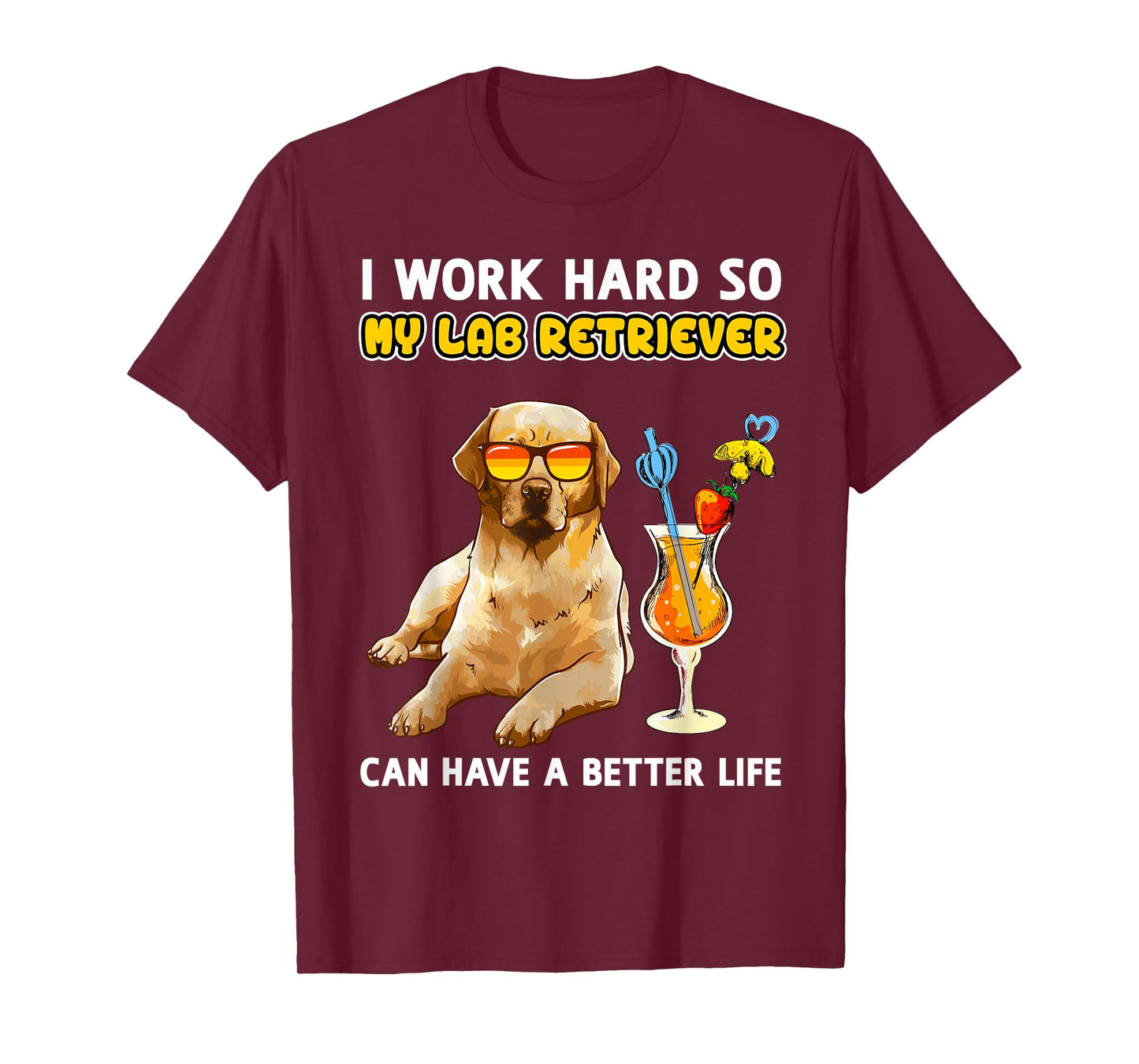 Funny Yellow Lab Shirt Labrador Retriever Lover T-Shirt