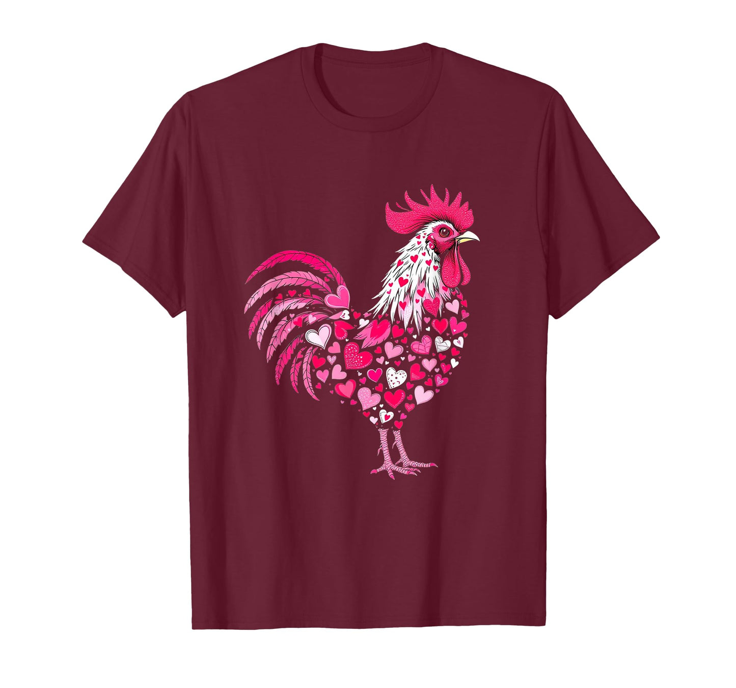 Valentine's Day Love Chickens Heart for farmers T-Shirt