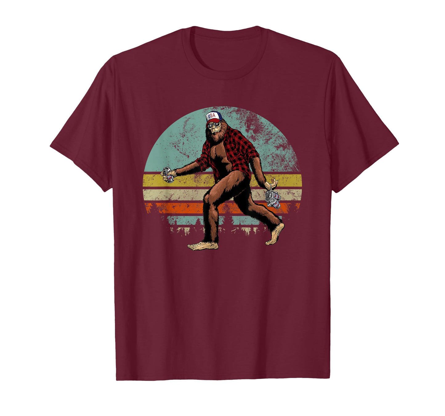 Bigfoot Loves Beer - Beer Me - Funny Bigfoot Beer Sasquatch T-Shirt