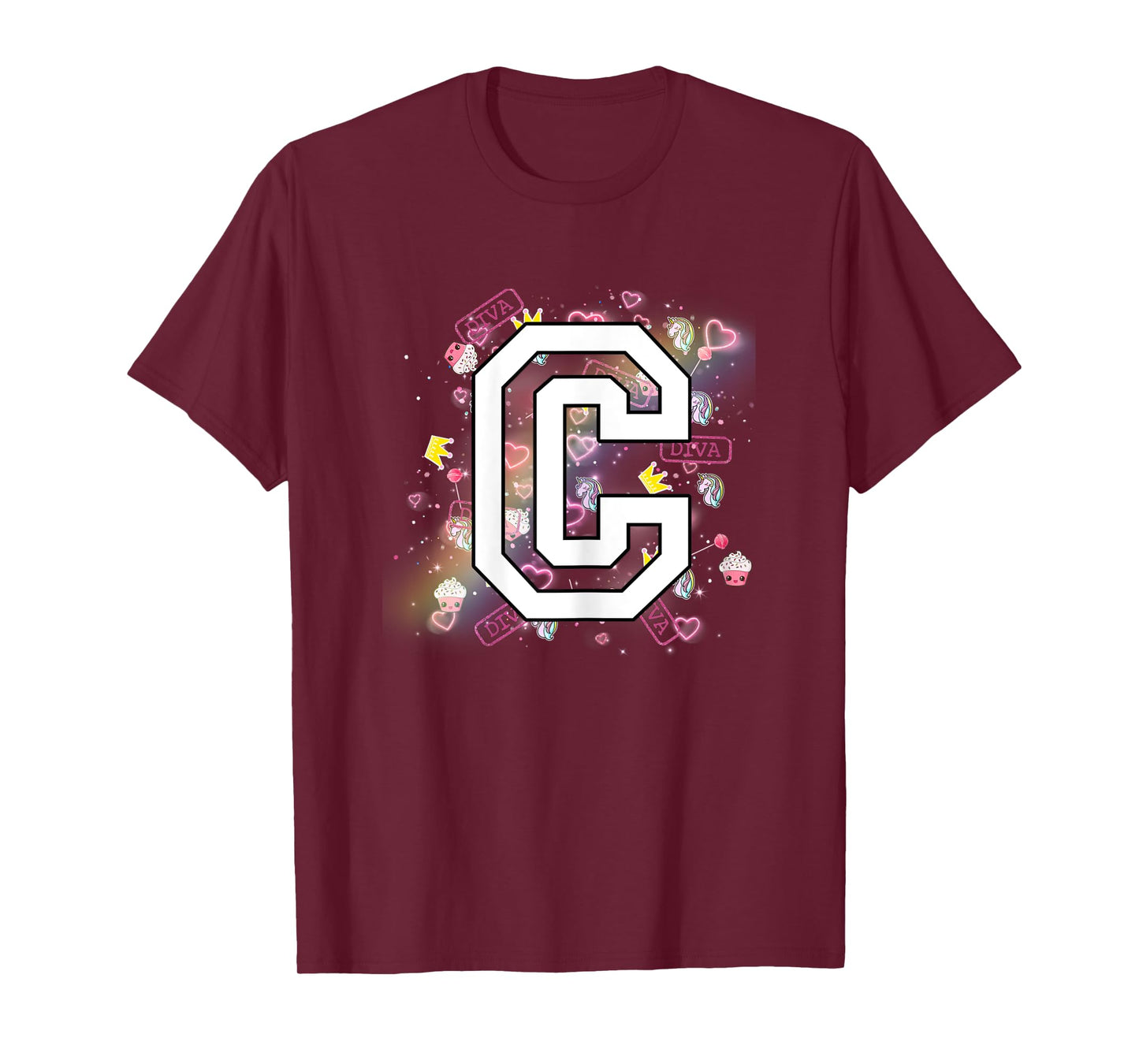 Kids Letter C Clothing For a Girl Who's Name Starts With C T-Shirt