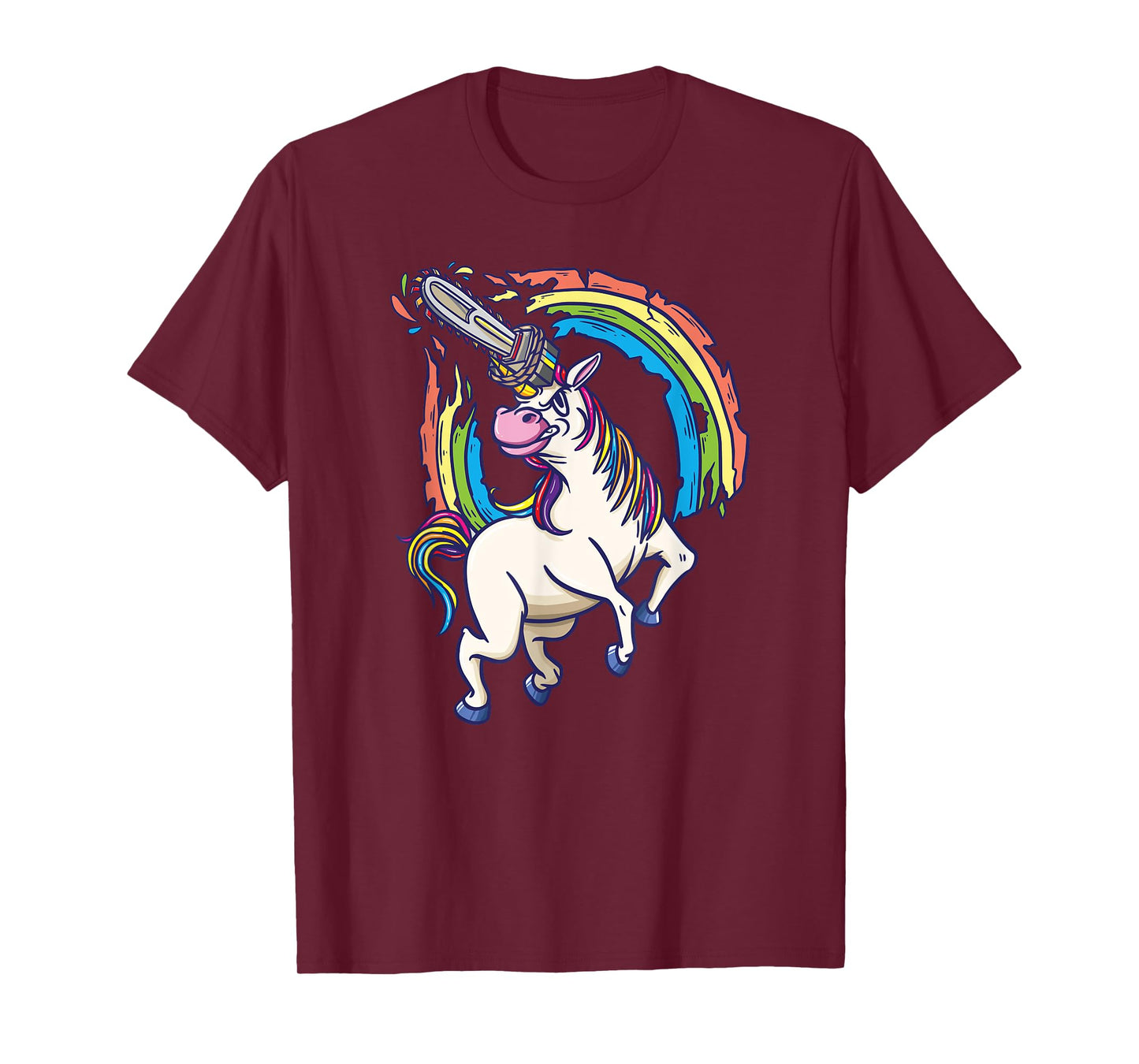 Chainsaws unicorn comes to kill fun gift T-Shirt