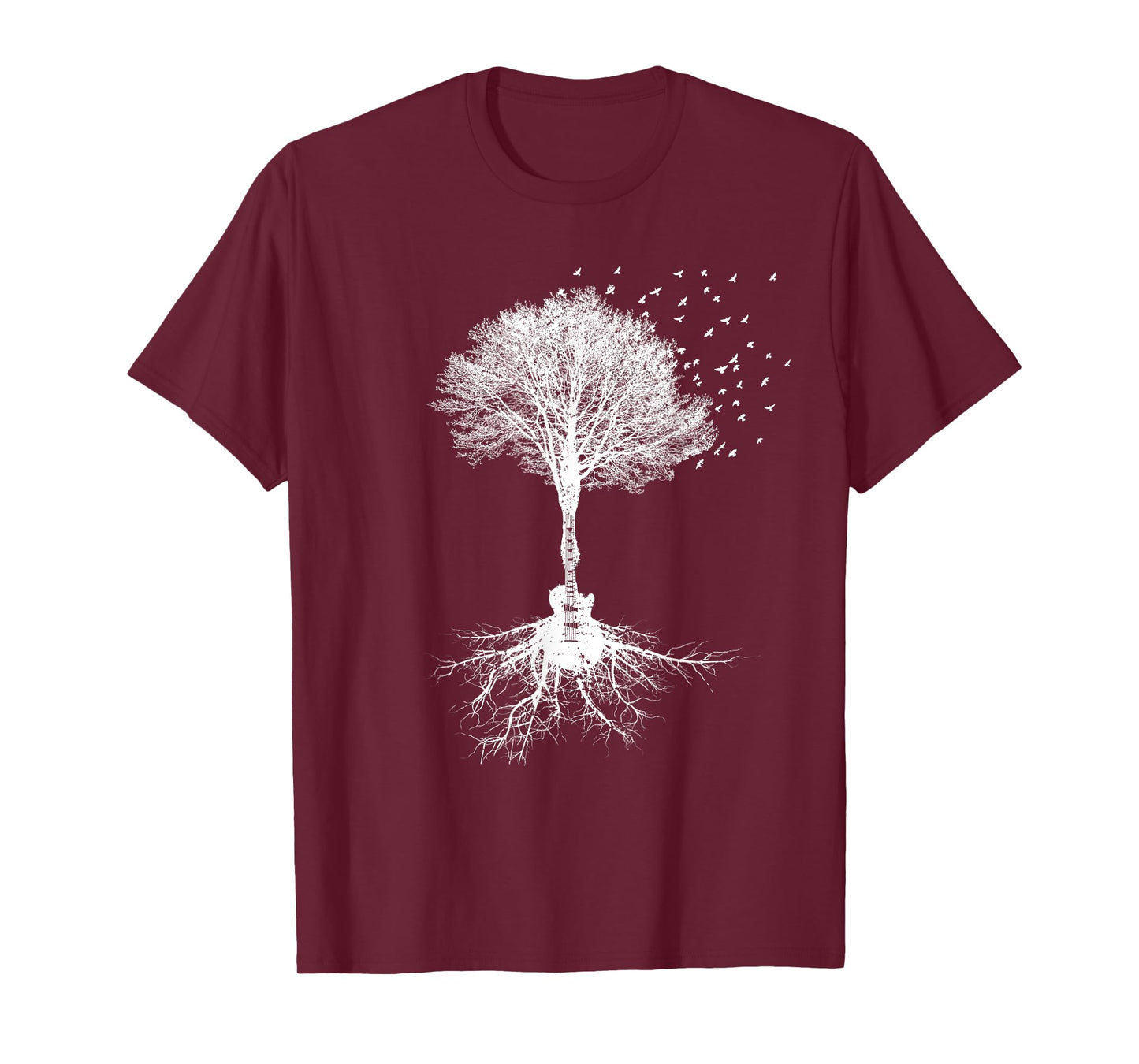Acoustic Guitar Player Nature Tree, Birthday, Christmas Gift T-Shirt