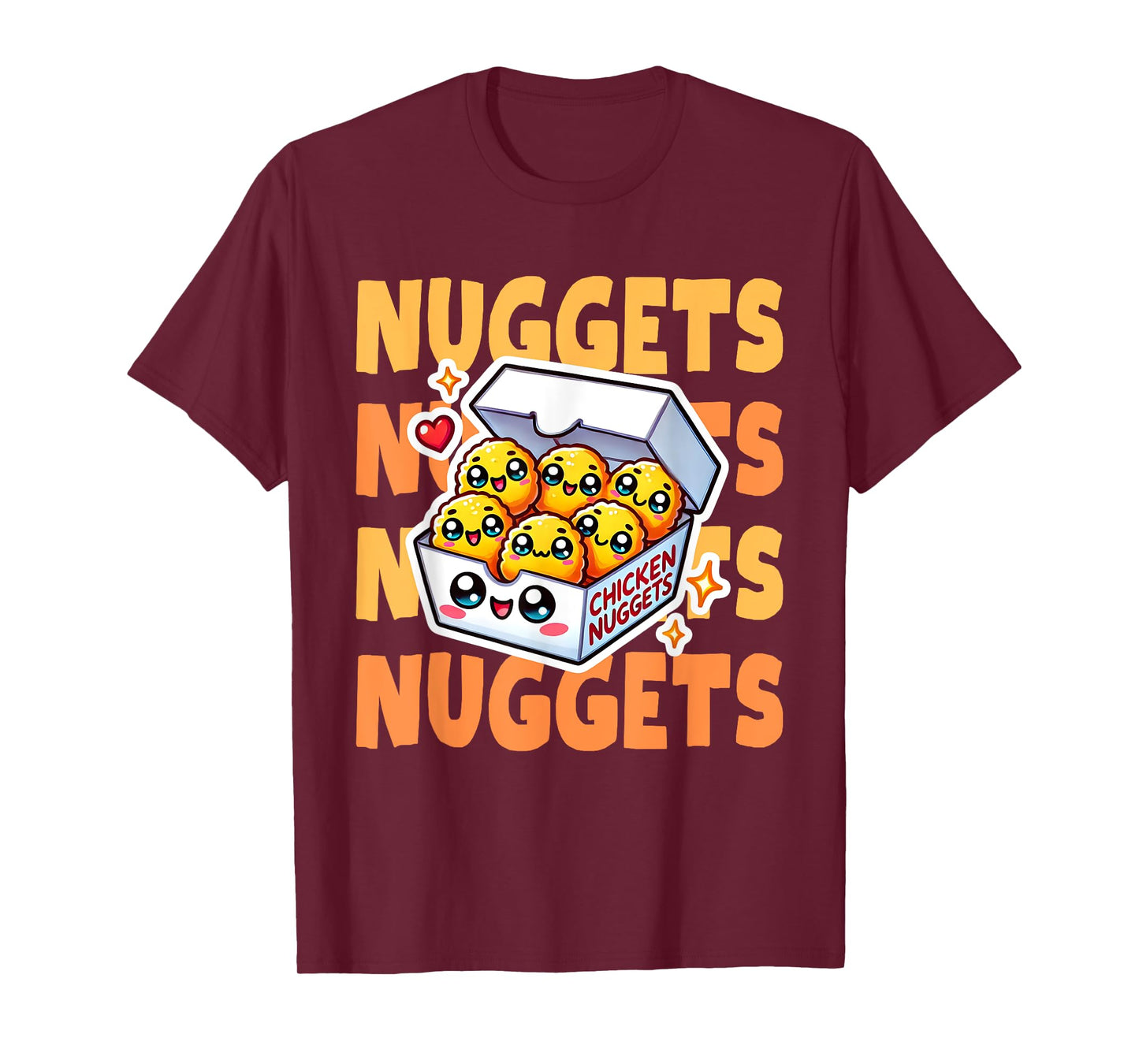 Chicken Nuggets Box Cute Kawaii T-Shirt