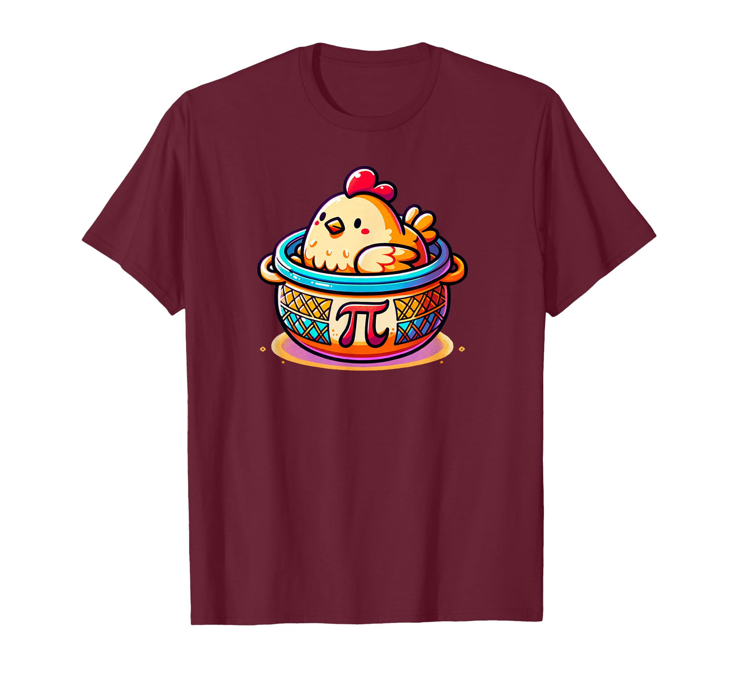 Chicken Pot Pie Funny Pi Day Math T-Shirt