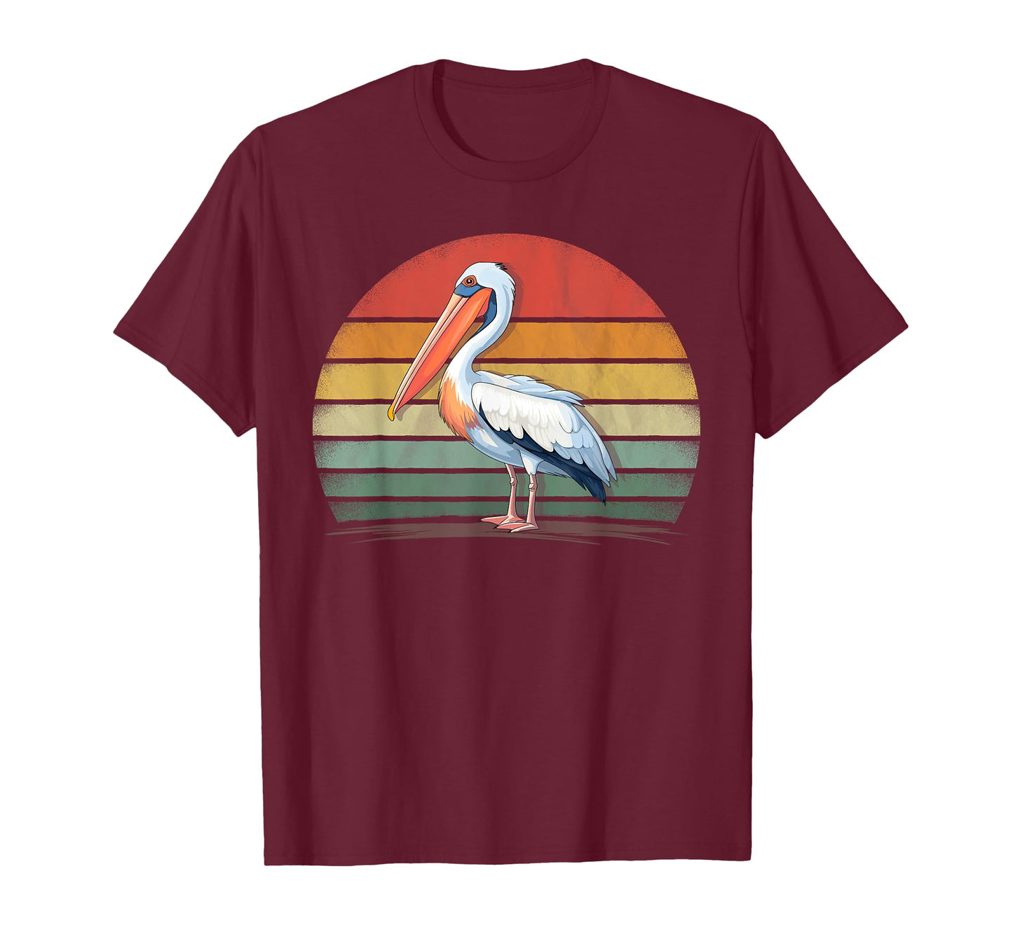 Pelican Bird Lover Retro Style Distressed Vintage Pelican T-Shirt