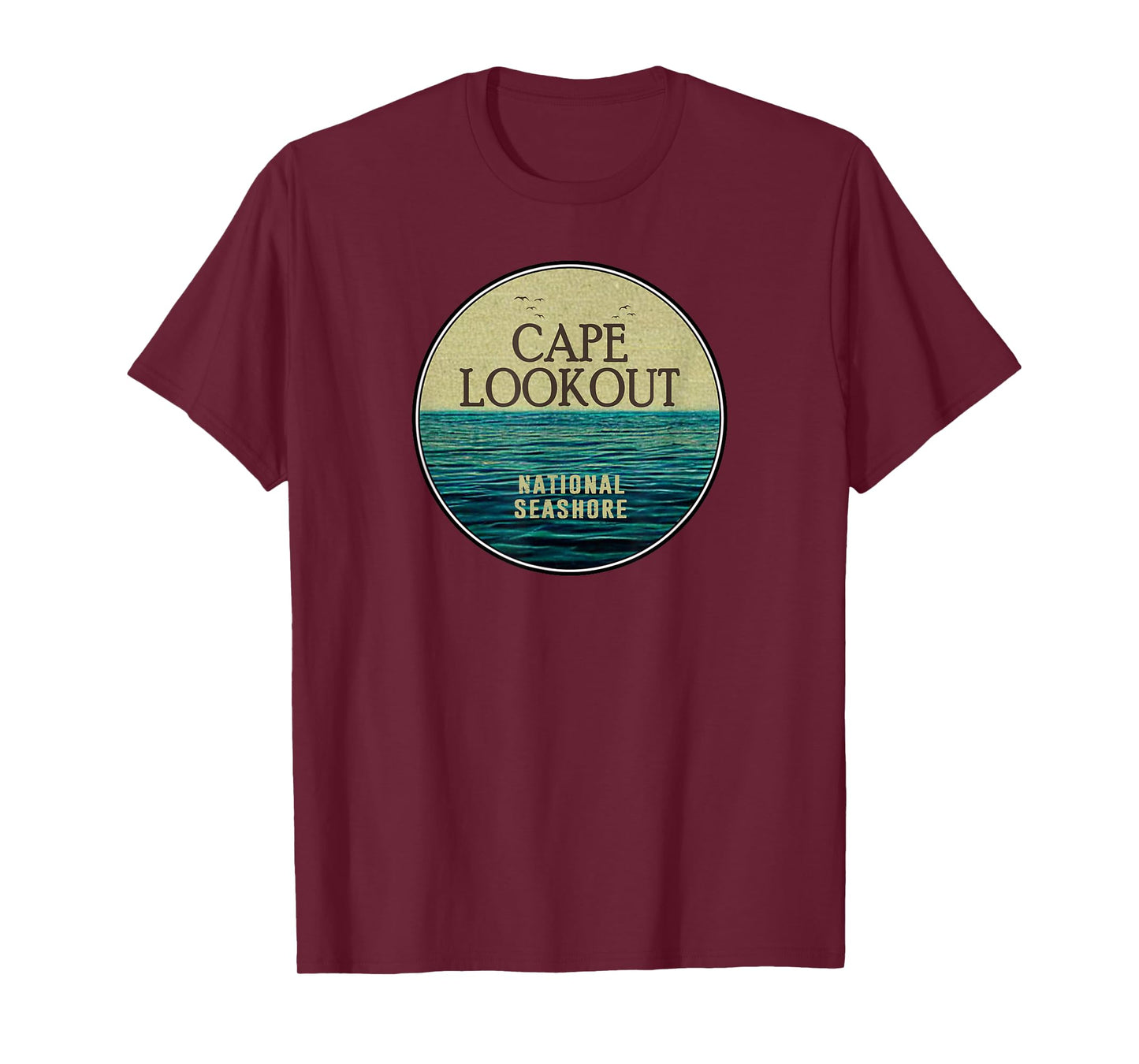 Cape Lookout National Seashore Ocean Birds T-Shirt
