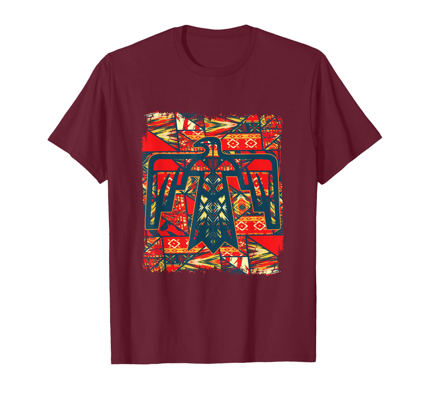 Native American Thunderbird Boho Indigenous Indian Tribe T-Shirt