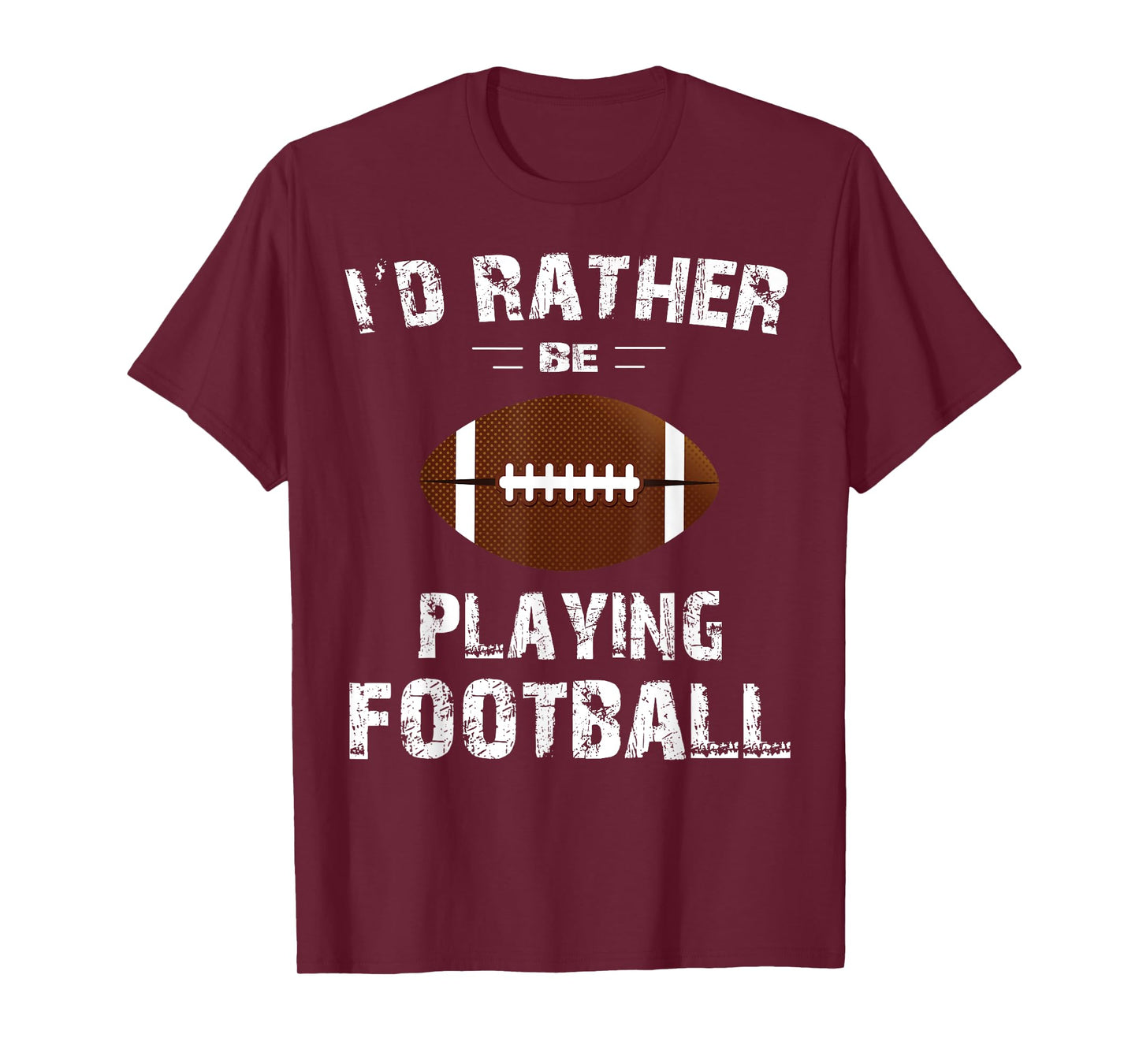 I'd Rather Be Playing Football Shirt Men, Boys, Kids T-Shirt
