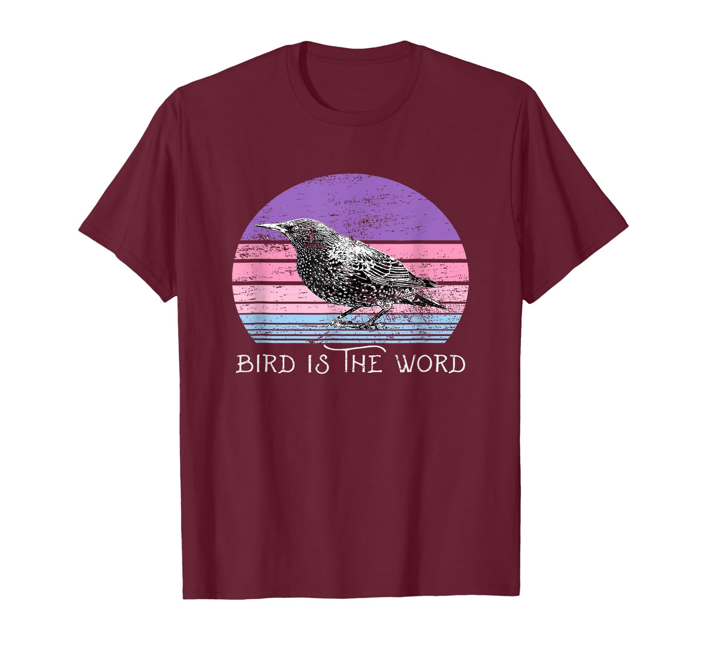 Vintage-Bird-is-The-Word-Unisex-Women's-Men's-Animal-Lover T-Shirt