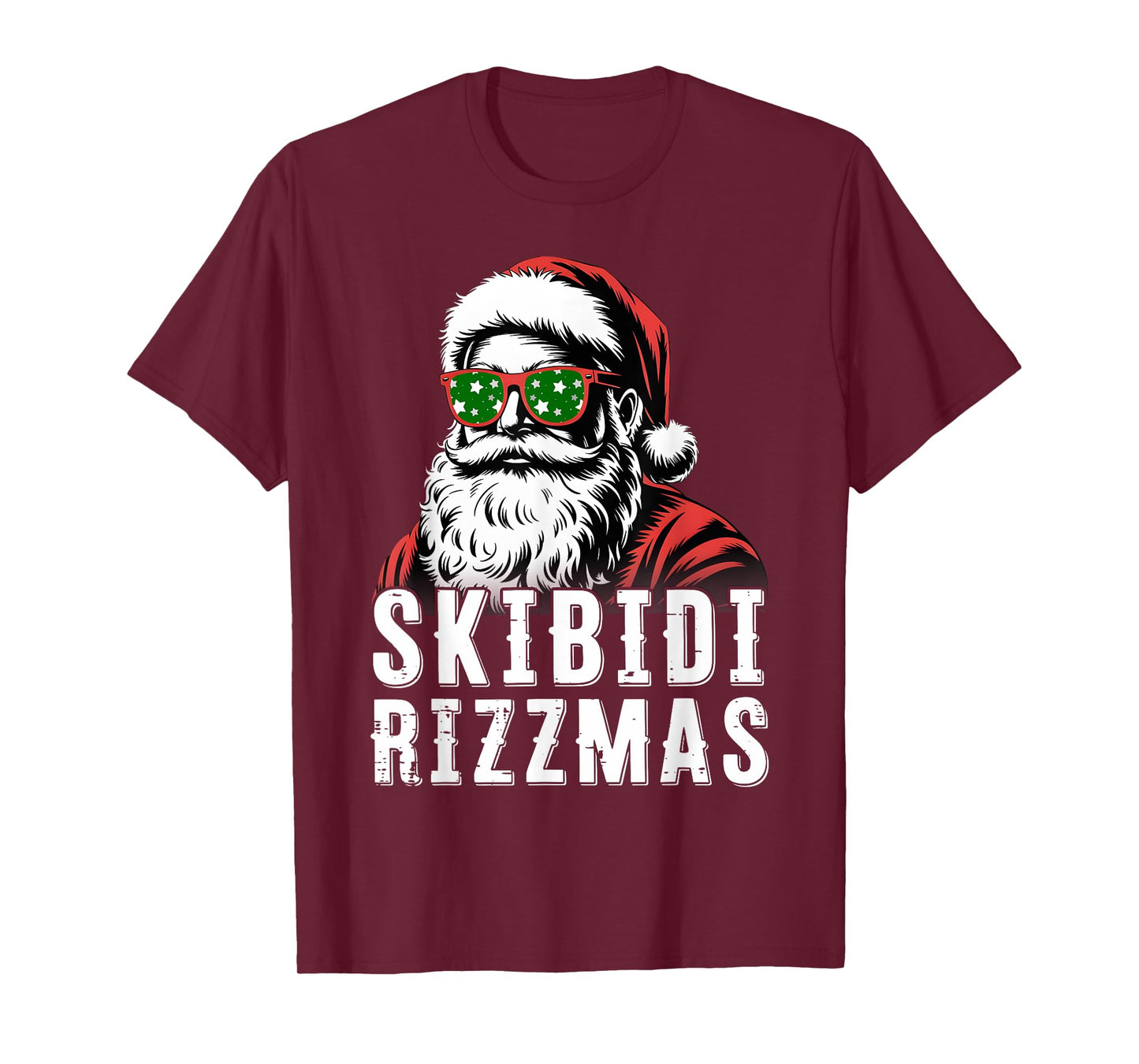 Skibidi Rizzmas Christmas Rizz Santa Claus Charisma Xmas Kid T-Shirt