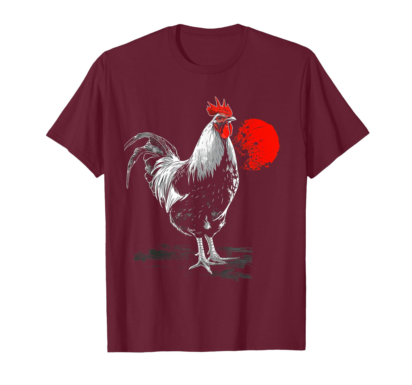 Chicken Drawing Animal Art Graphic Chicken T-Shirt