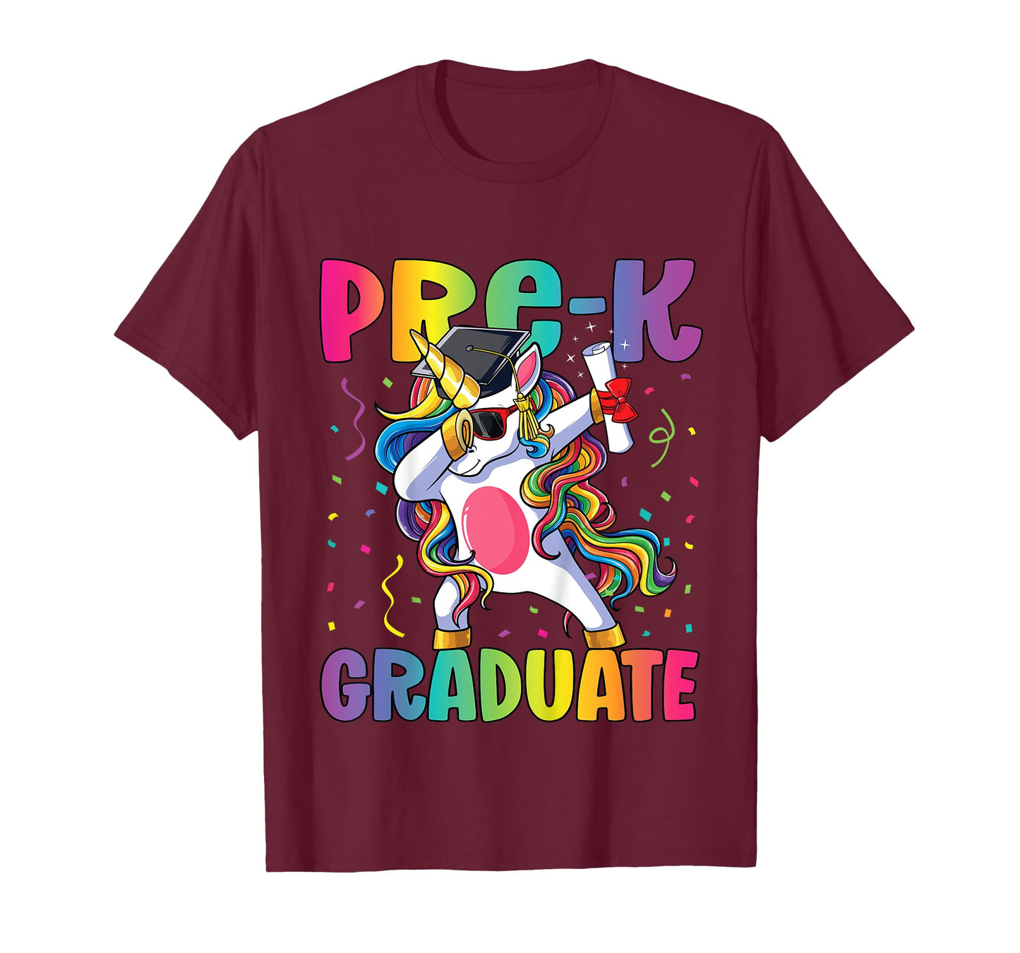 Pre Kindergarten Graduation Dabbing Unicorn Pre-K Graduate T-Shirt