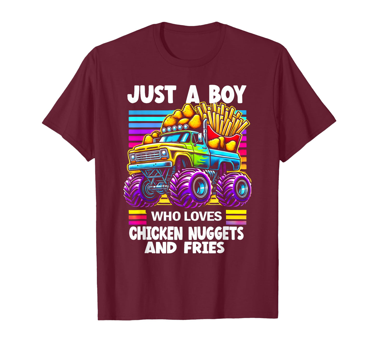 Just a Boy Who Loves Chicken Nuggets and Fries T-Shirt