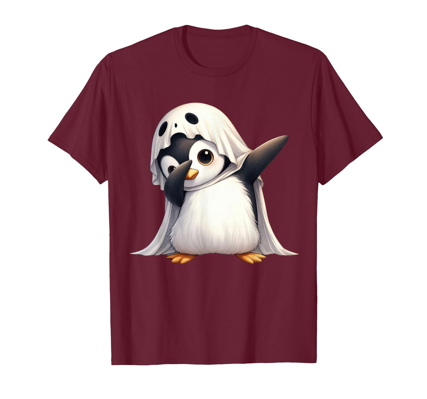 Funny Ghost Penguin Halloween Animals Penguin Lover Spooky T-Shirt