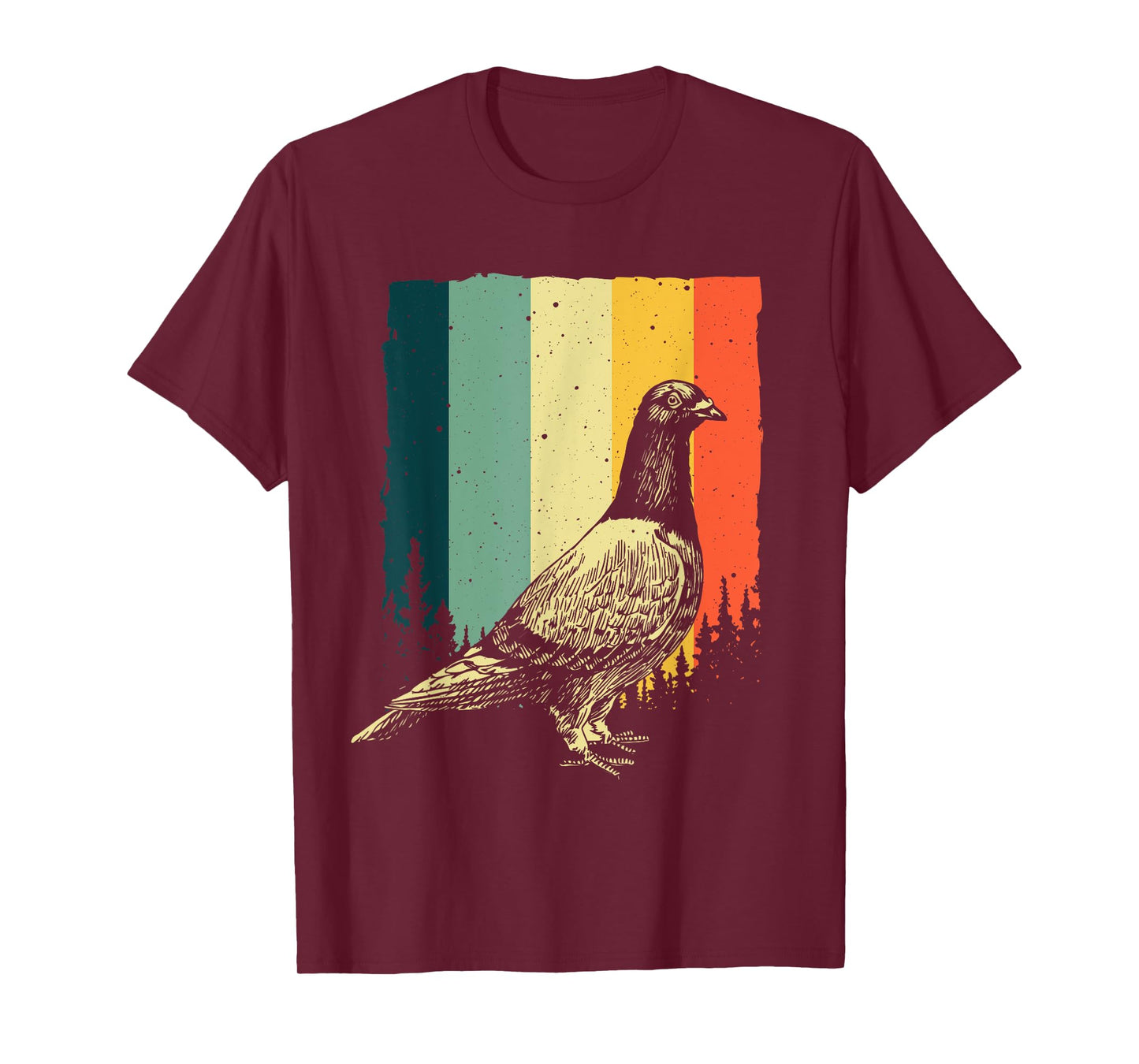 Cute Pigeon Art For Men Women Domestic Homing Pigeon Lovers T-Shirt