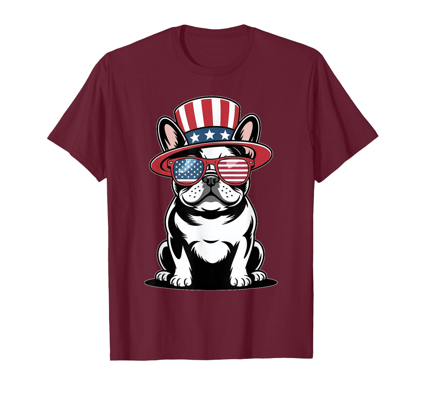 Patriotic French Bulldog US Flag 4Th Of July Dog lovers T-Shirt for Men Women Kids