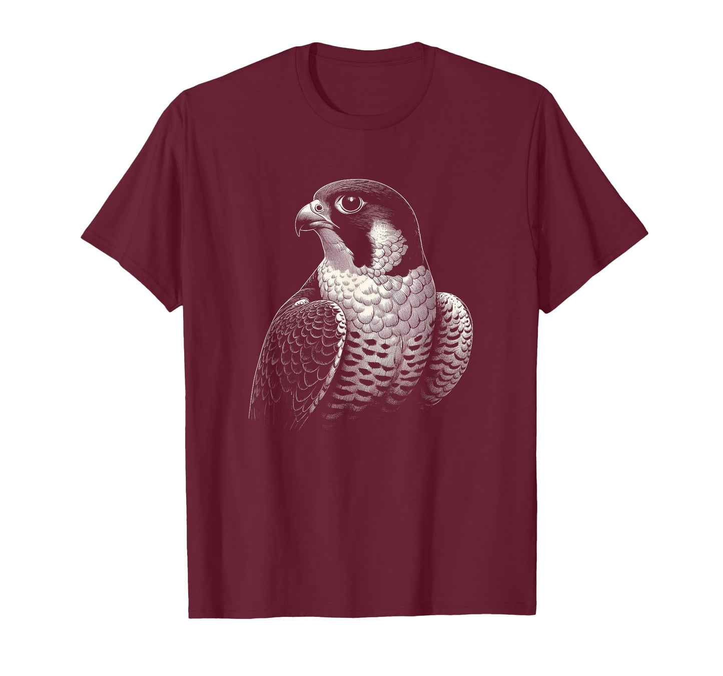 Vintage Peregrine Falcon Bird Graphic Art Design T-Shirt