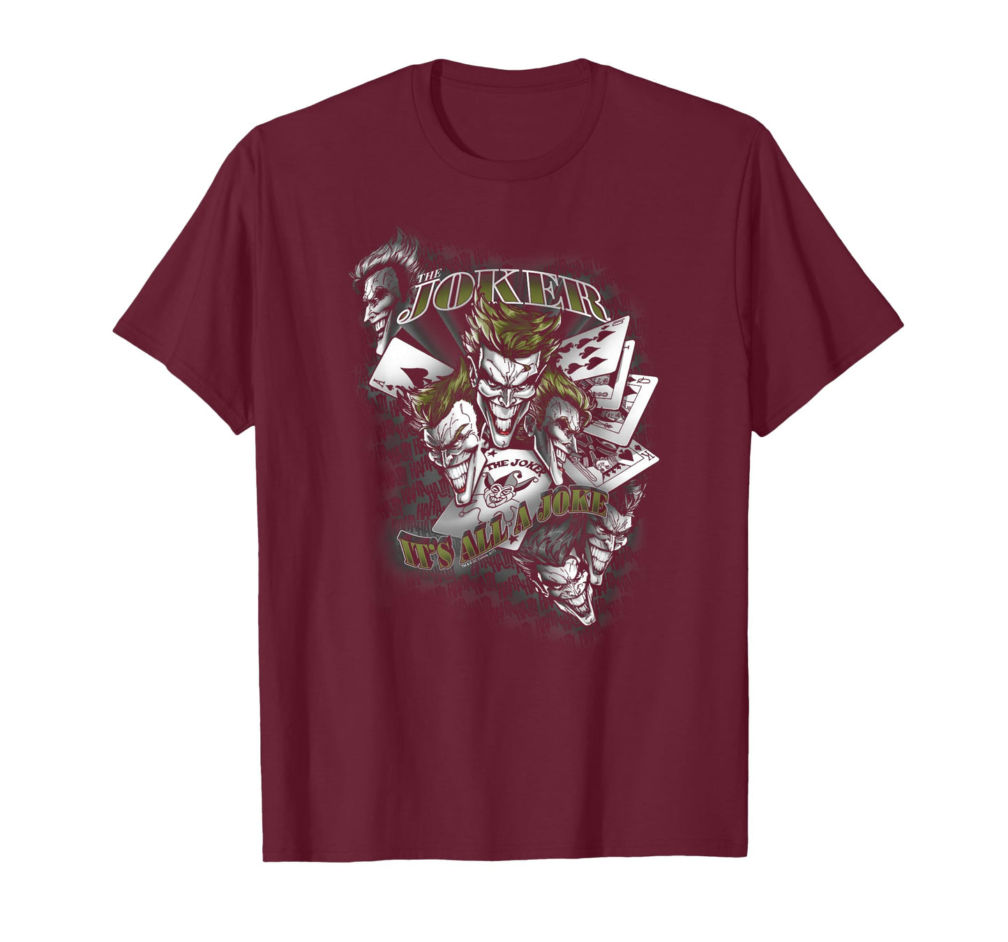 Batman the Joker It's All a Joke T Shirt T-Shirt