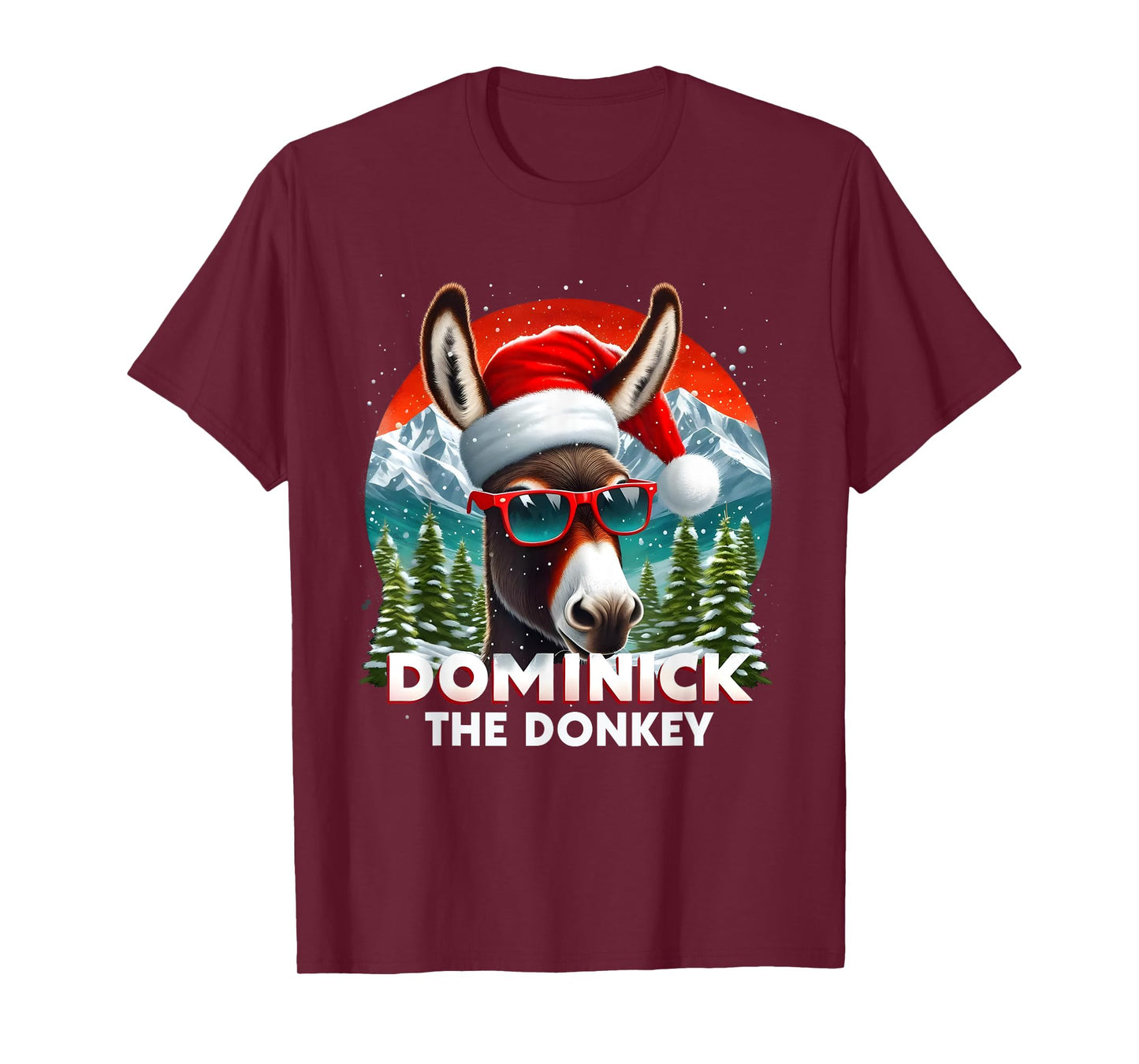 Christmas Dominick the Donkey Christmas Xmas Donkey Cheer T-Shirt