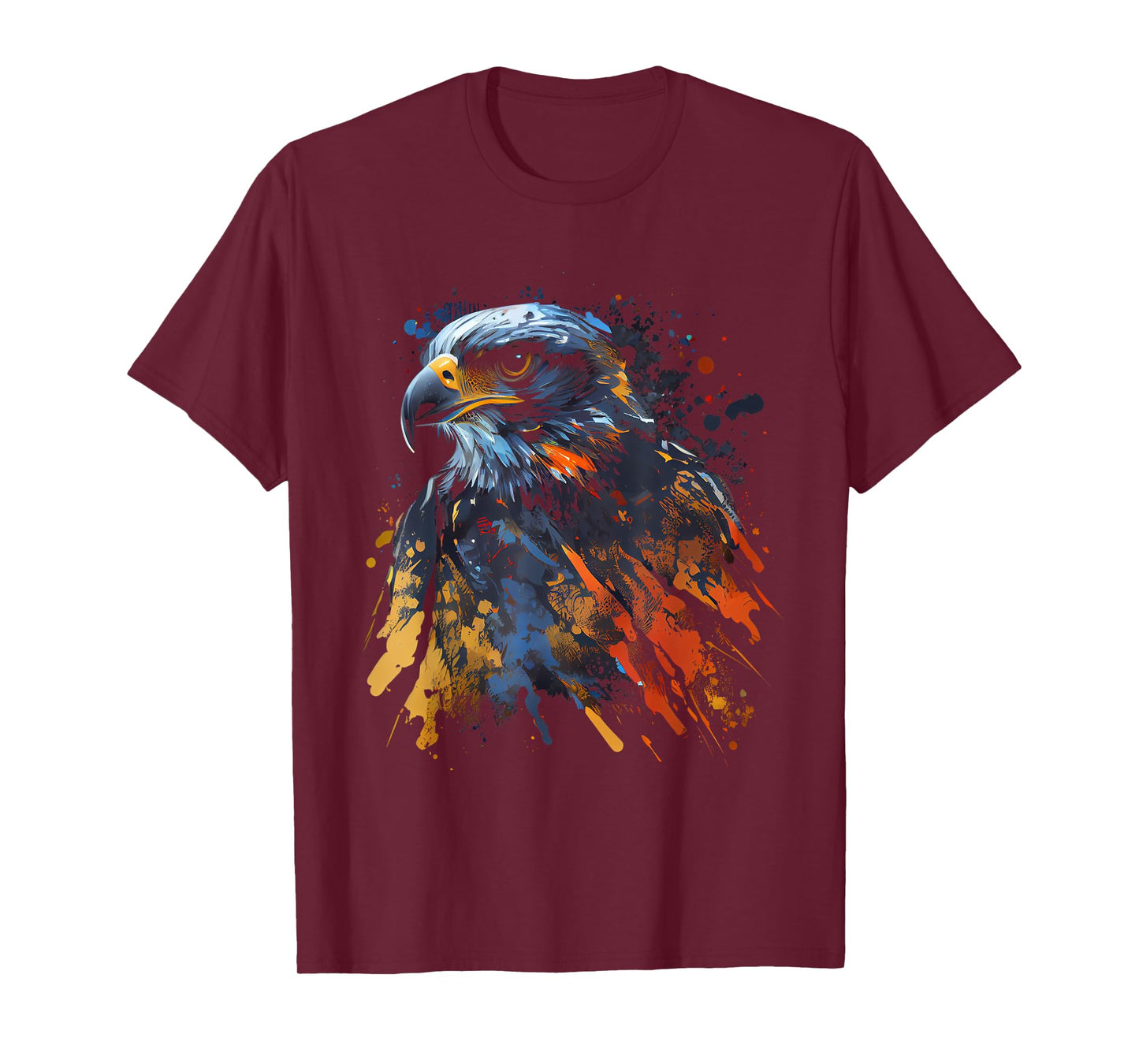Hawk Bird Colorful Color Bird Observer Bird of Prey T-Shirt