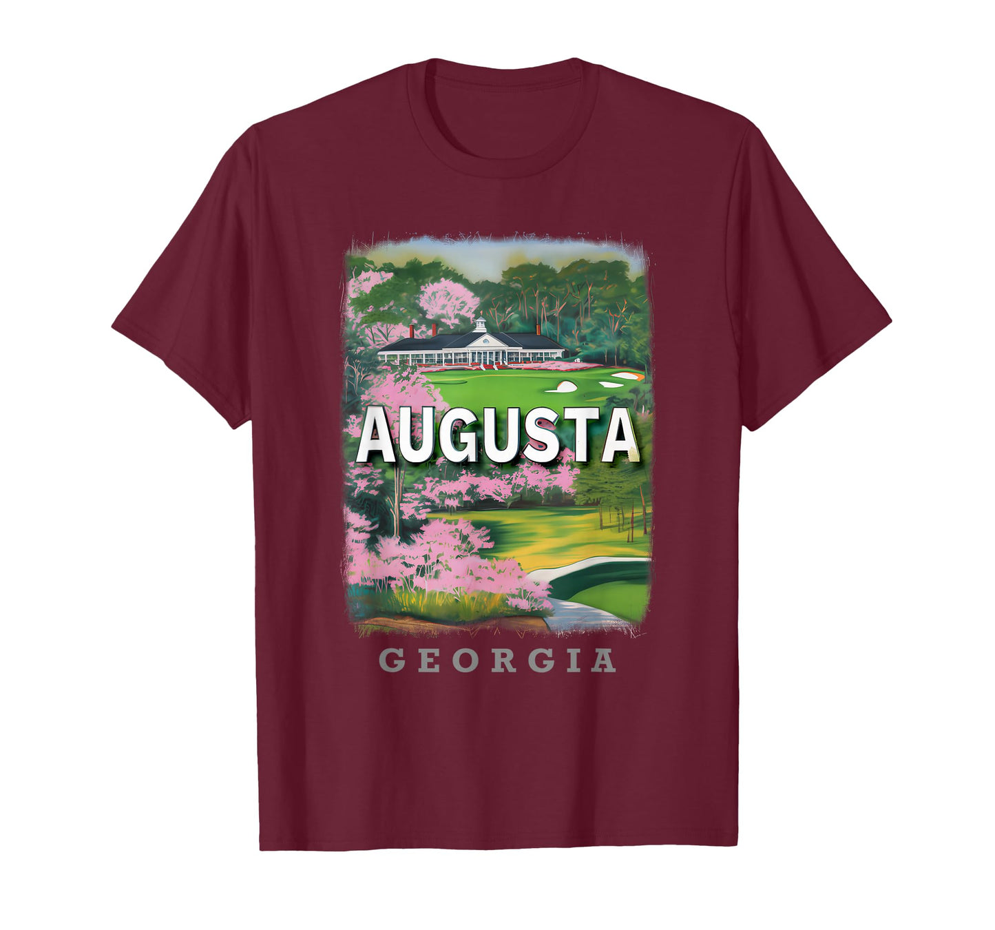 Augusta Georgia GA Golfing Paradise SD843 T-Shirt