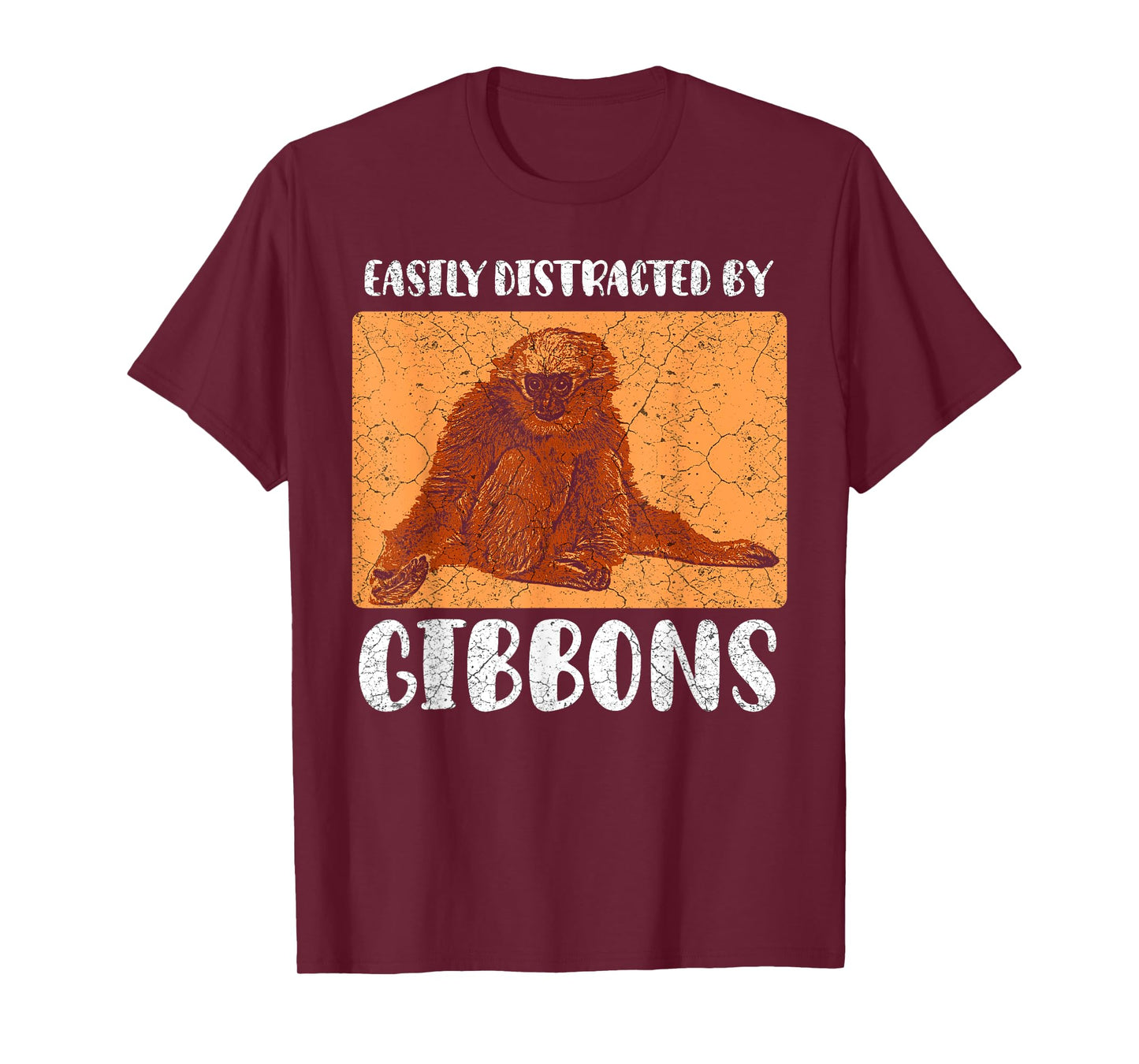 Gibbon Ape Monkey Funny T-Shirt