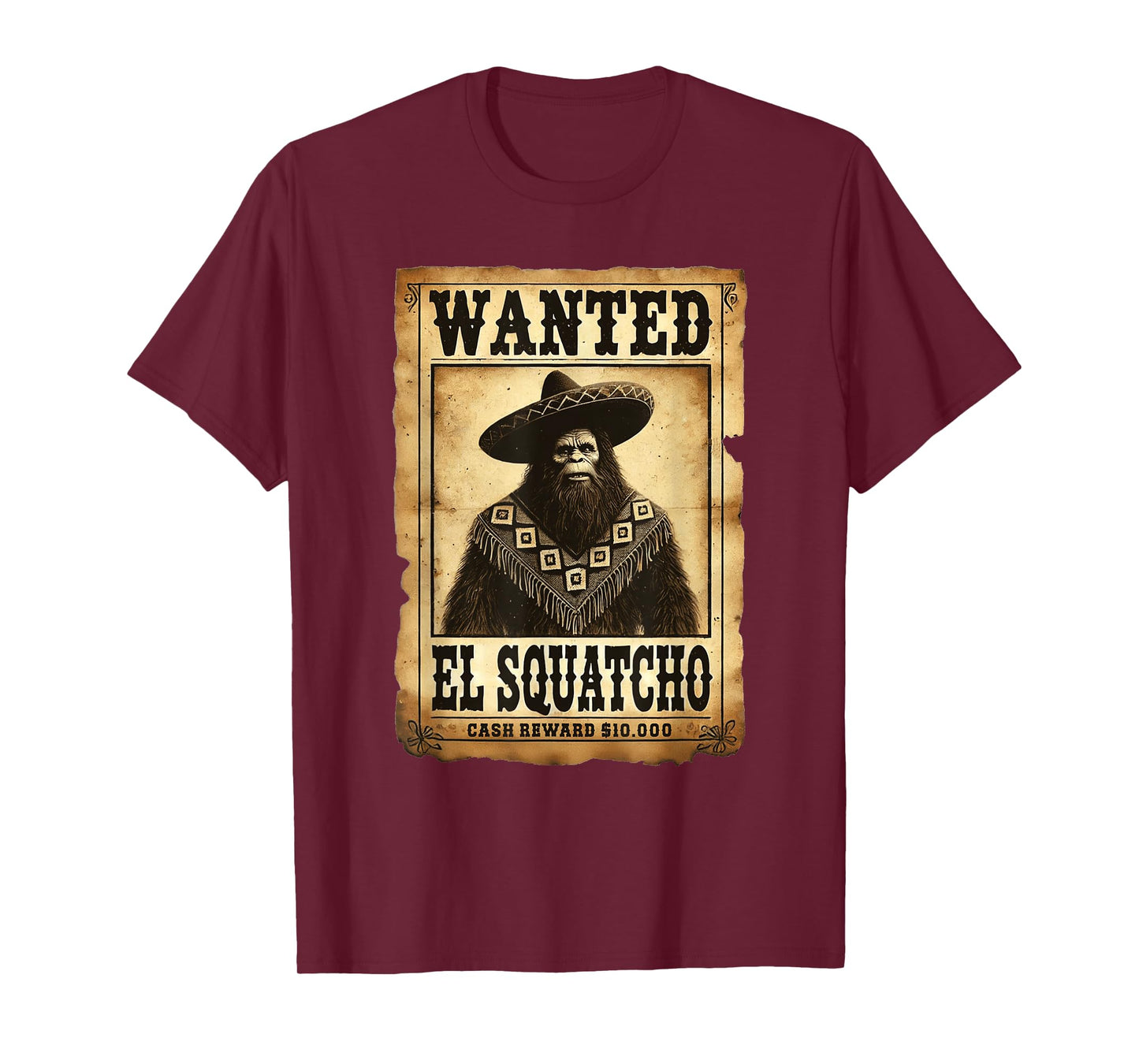 El Squatcho Bigfoot Sasquatch Men Boys Women T-Shirt