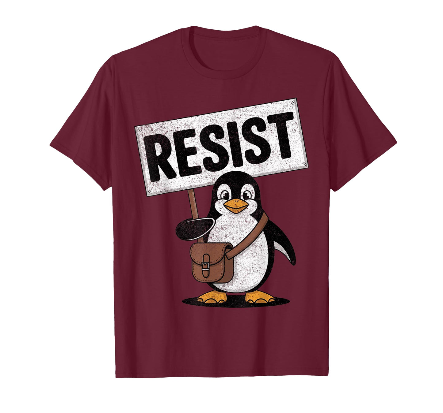 Penguin Protest Activism Resist T-Shirt