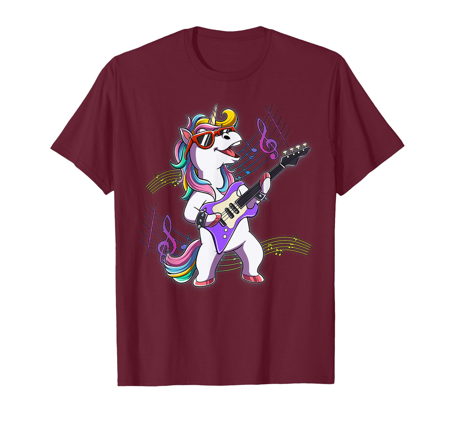 Unicorn Guitar Rockstar T-Shirt