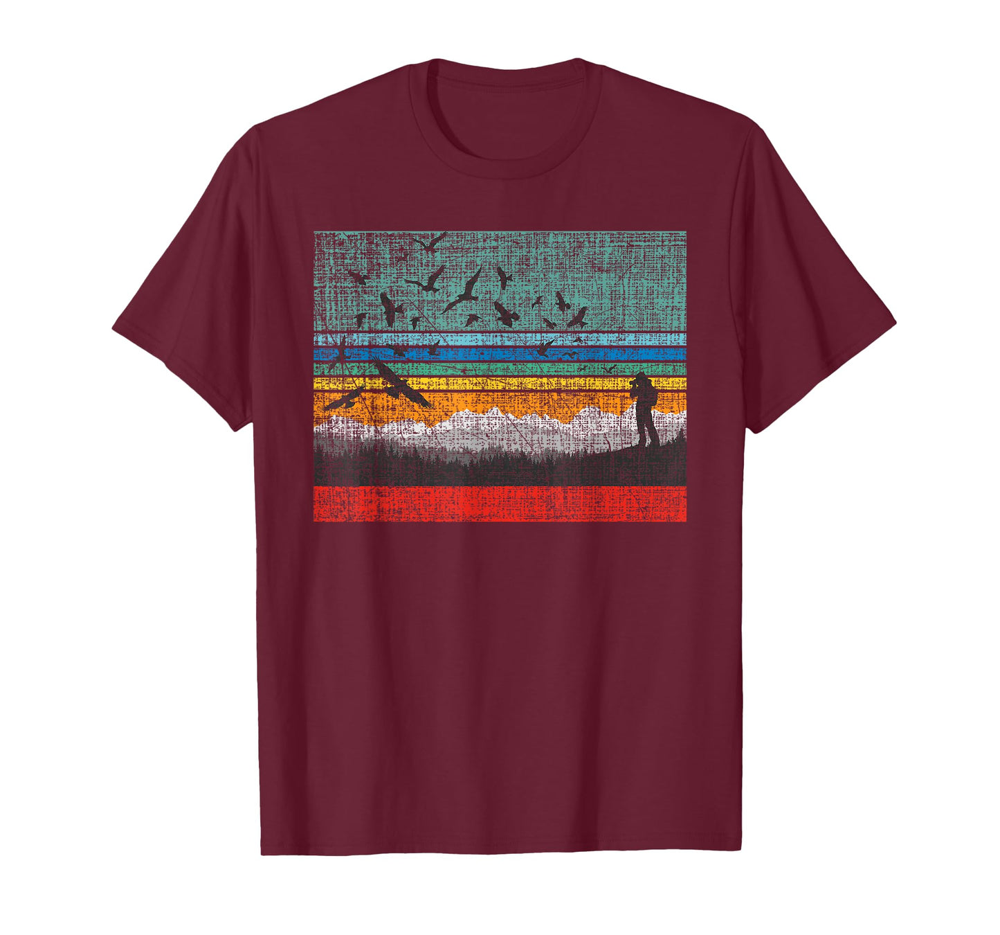 Retro Birding Bird Watching Bird Watcher Birder T-Shirt