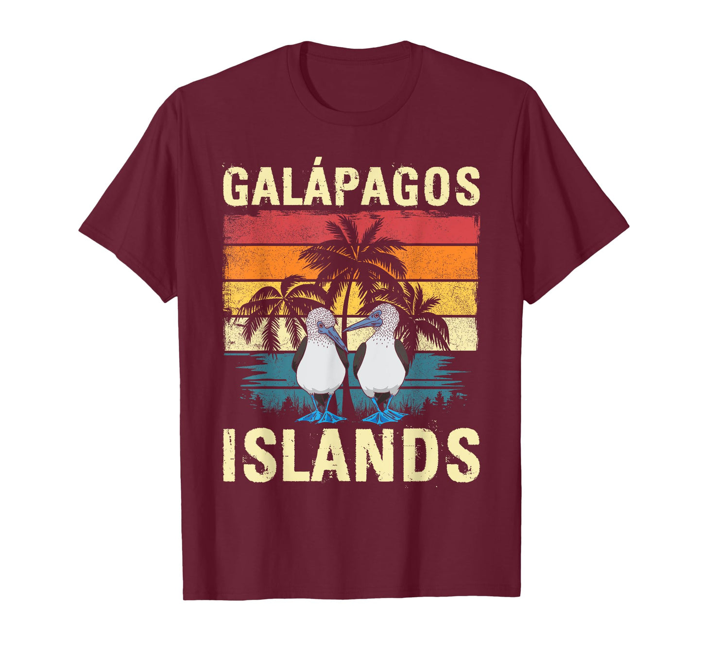 Vintage Blue-footed Booby Galapagos Islands T-Shirt