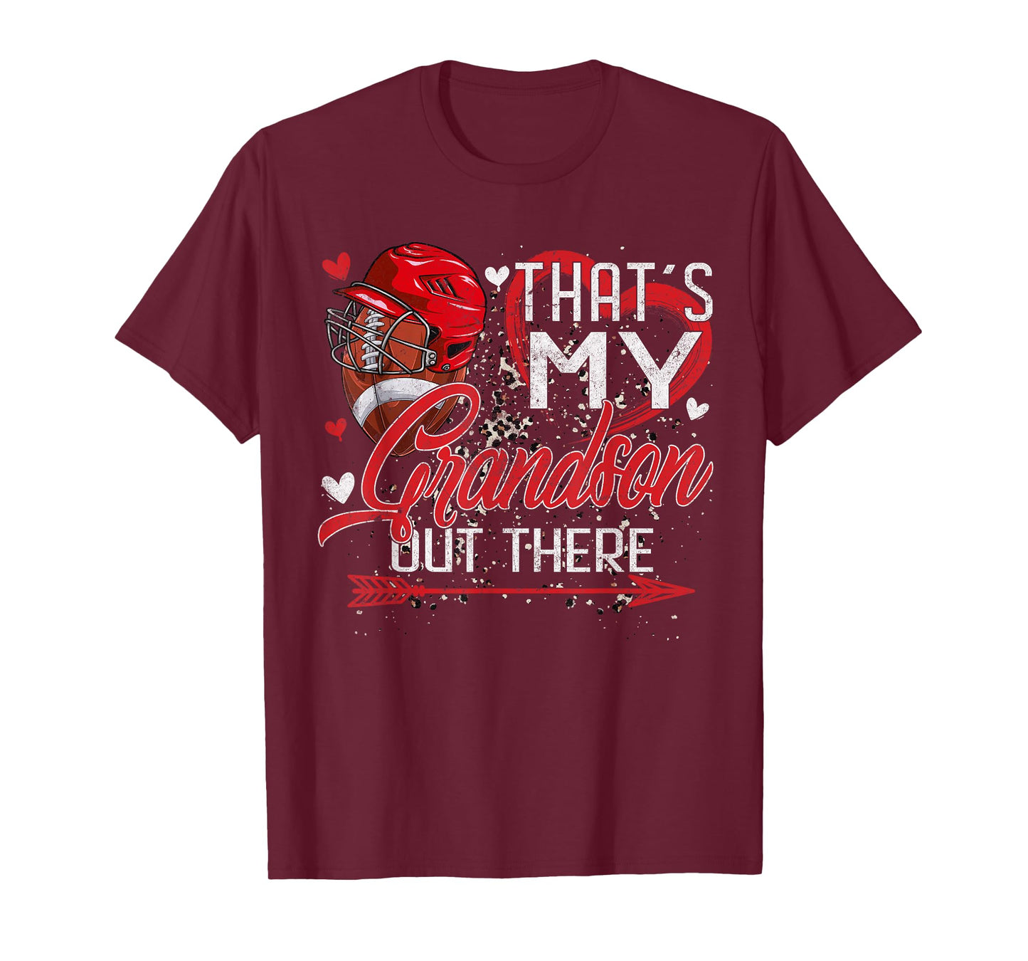 That's My Grandson Out There Football Grandma Mothers Day T-Shirt