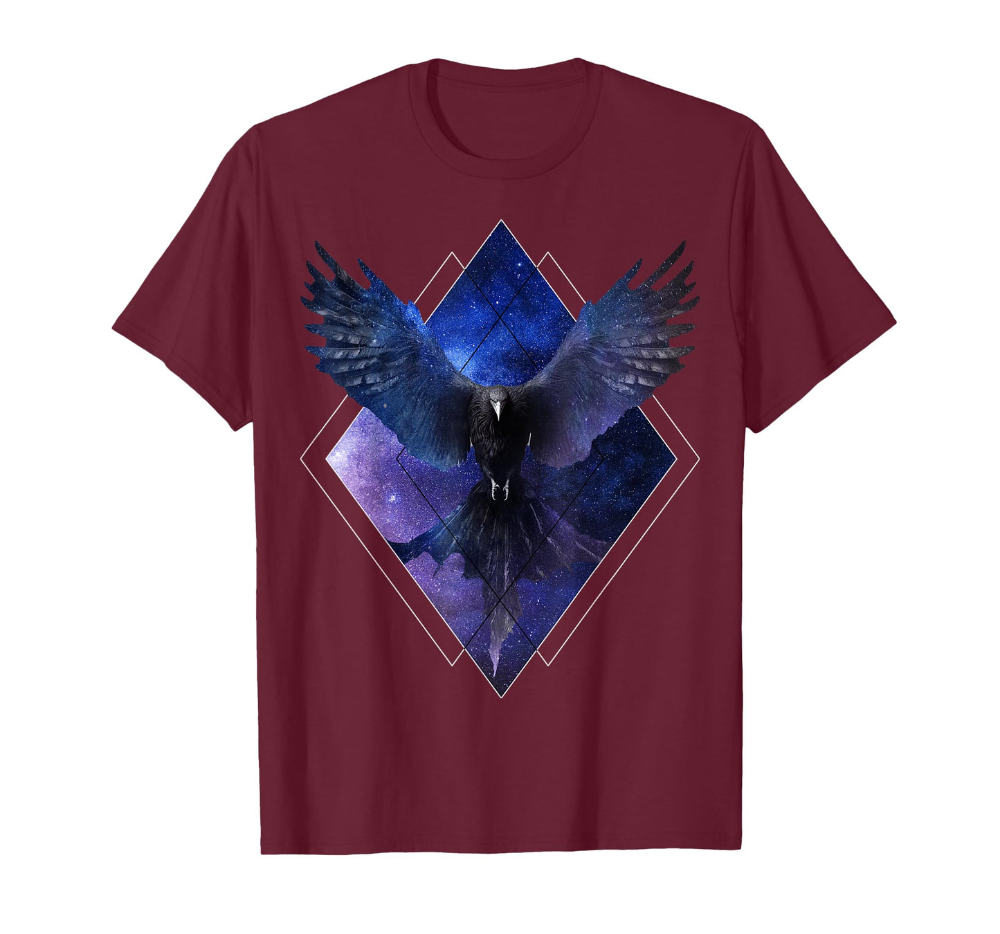 Celestial Raven Space Crow Galaxy Aesthetic Bird T-Shirt