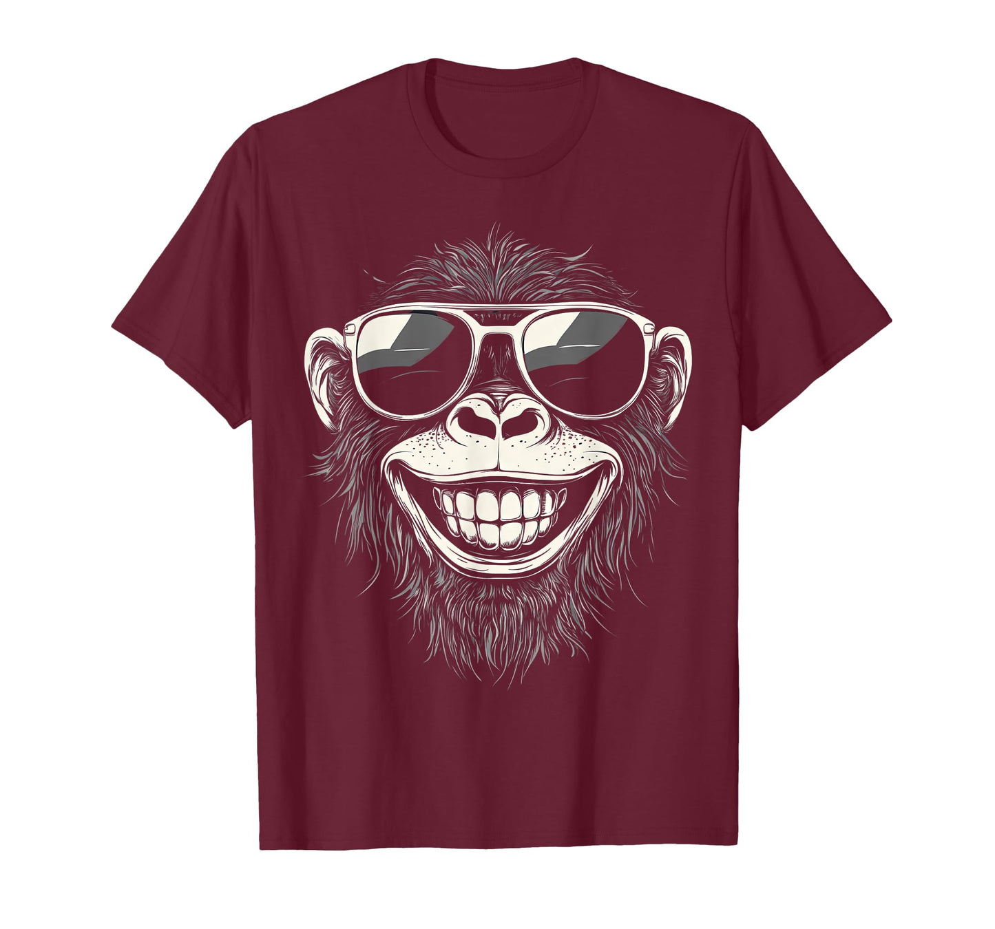 Funny Monkey with sunglasses cool Graffiti Urban art street T-Shirt