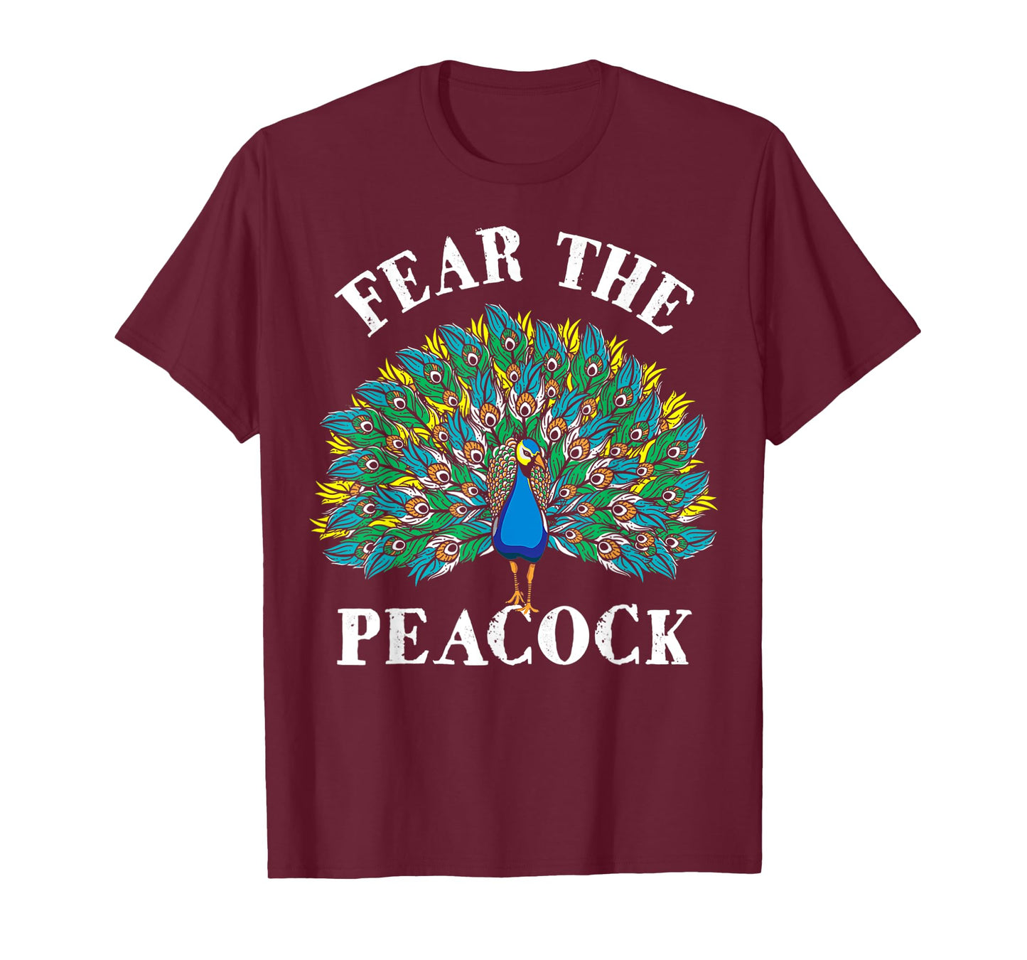 Fear The Peacock - Zookeeper Ornithologist Bird Lover T-Shirt