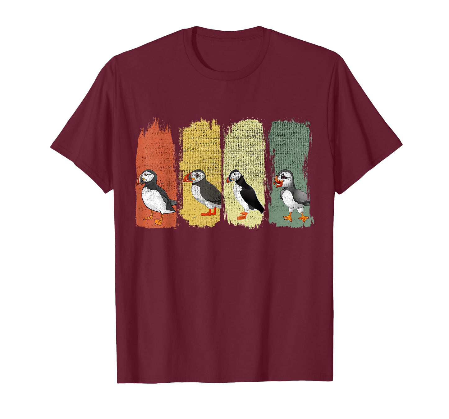 Retro Puffin Bird T-Shirt