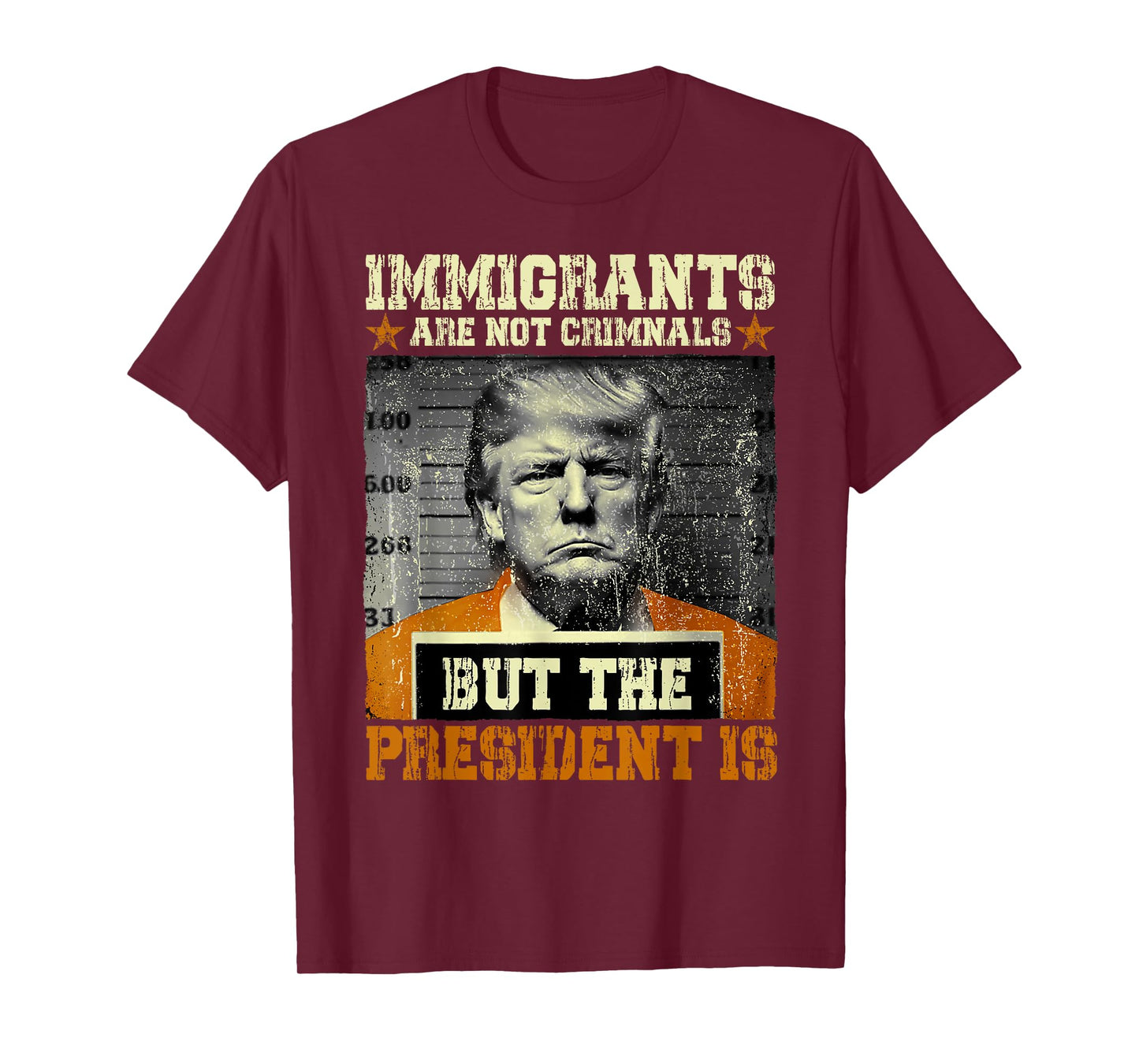 Immigrants Are Not Criminals But The President Is Funny T-Shirt