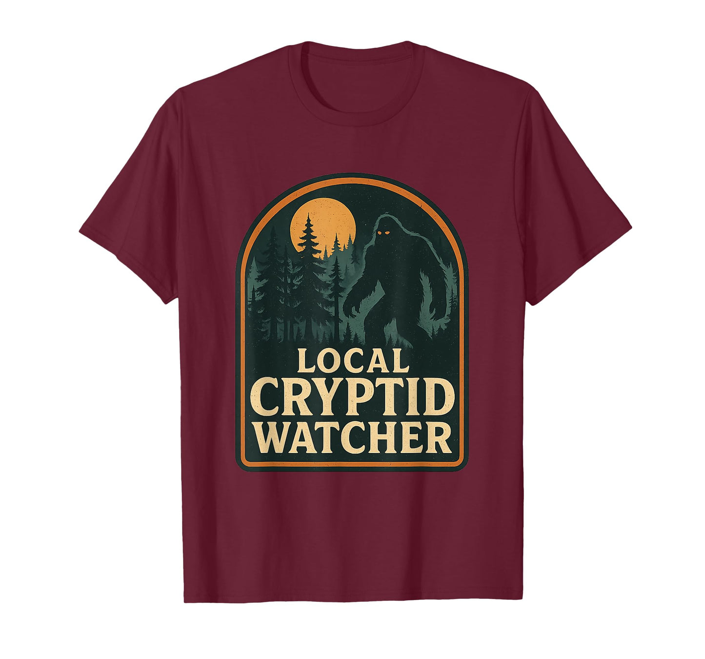 Cryptidcore Local Cryptid Watcher Urban Legend T-Shirt