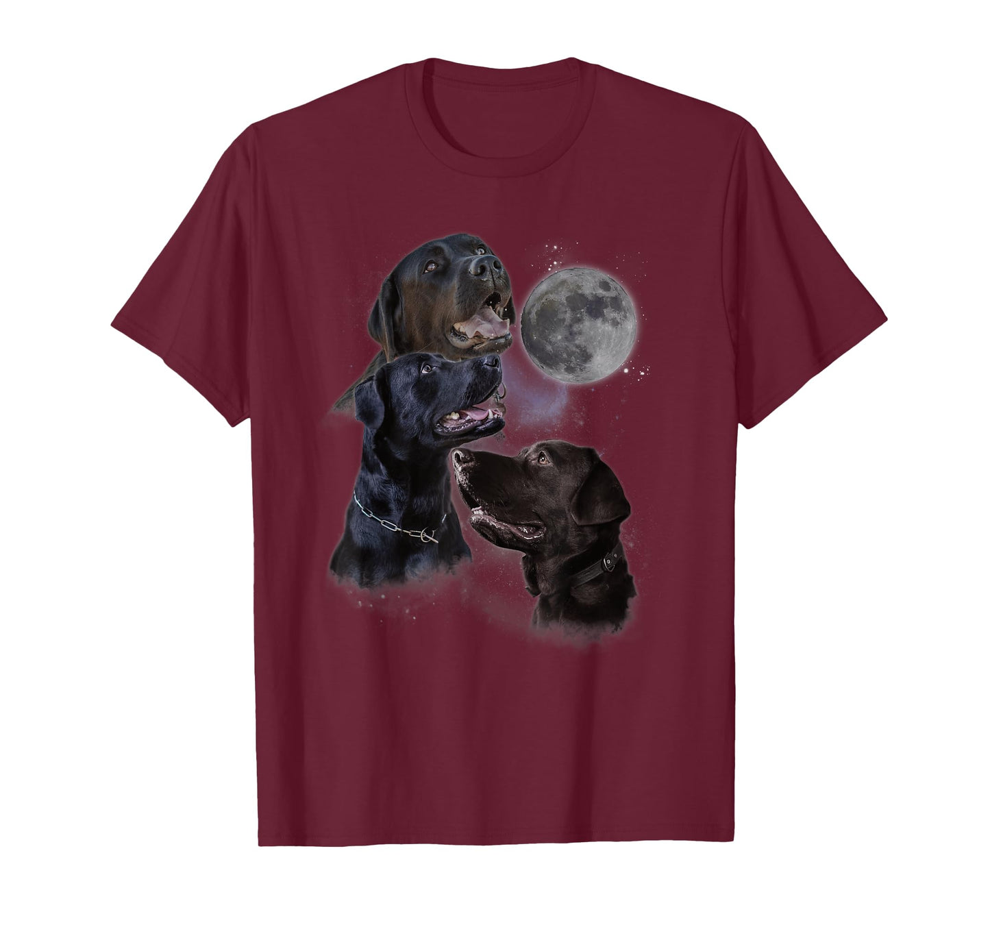 Howling at the Moon Shirt - Funny Labrador Retriever T-Shirt