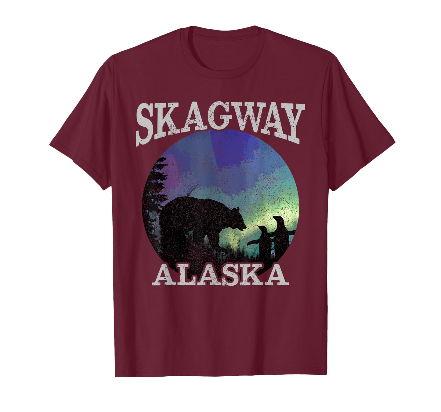 Skagway Alaska - Polar Bear Penguin Souvenir Gift T-Shirt