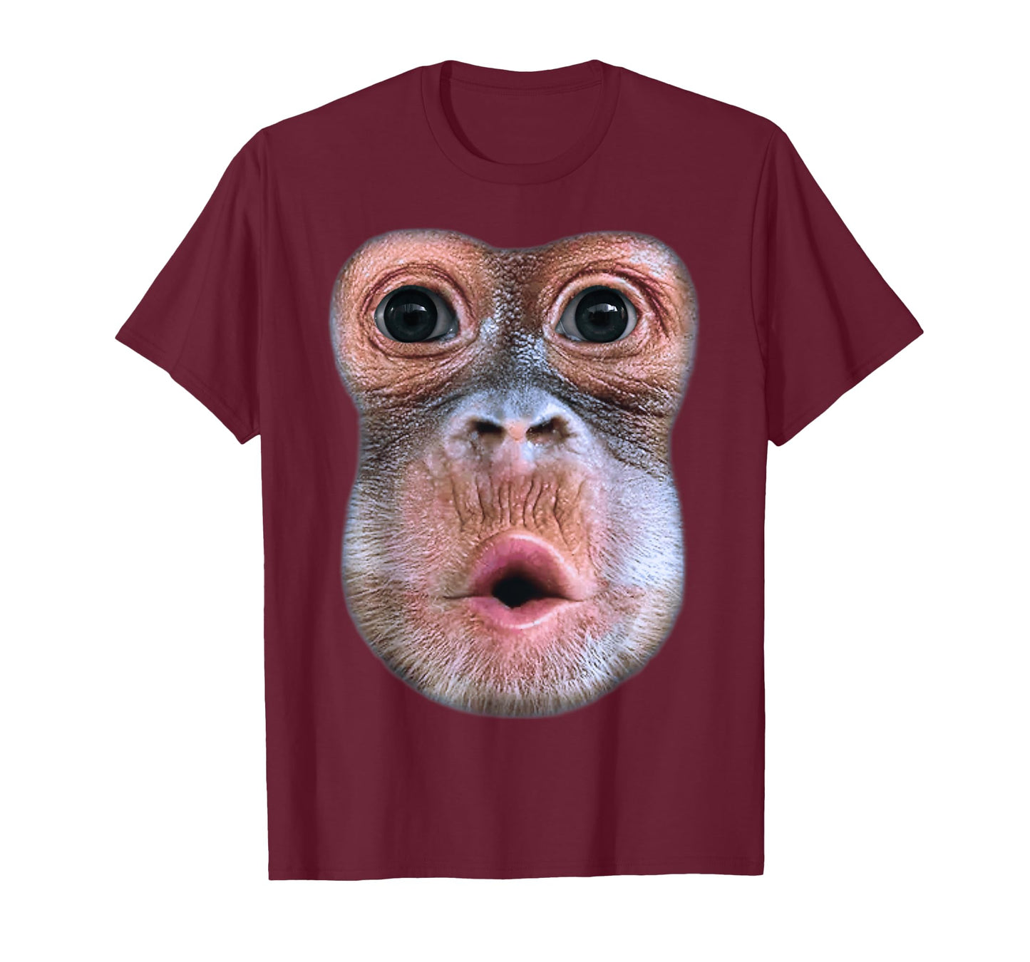 Funny Monkey Blowing Stomach Face, Monkey Blow Stomach Face T-Shirt