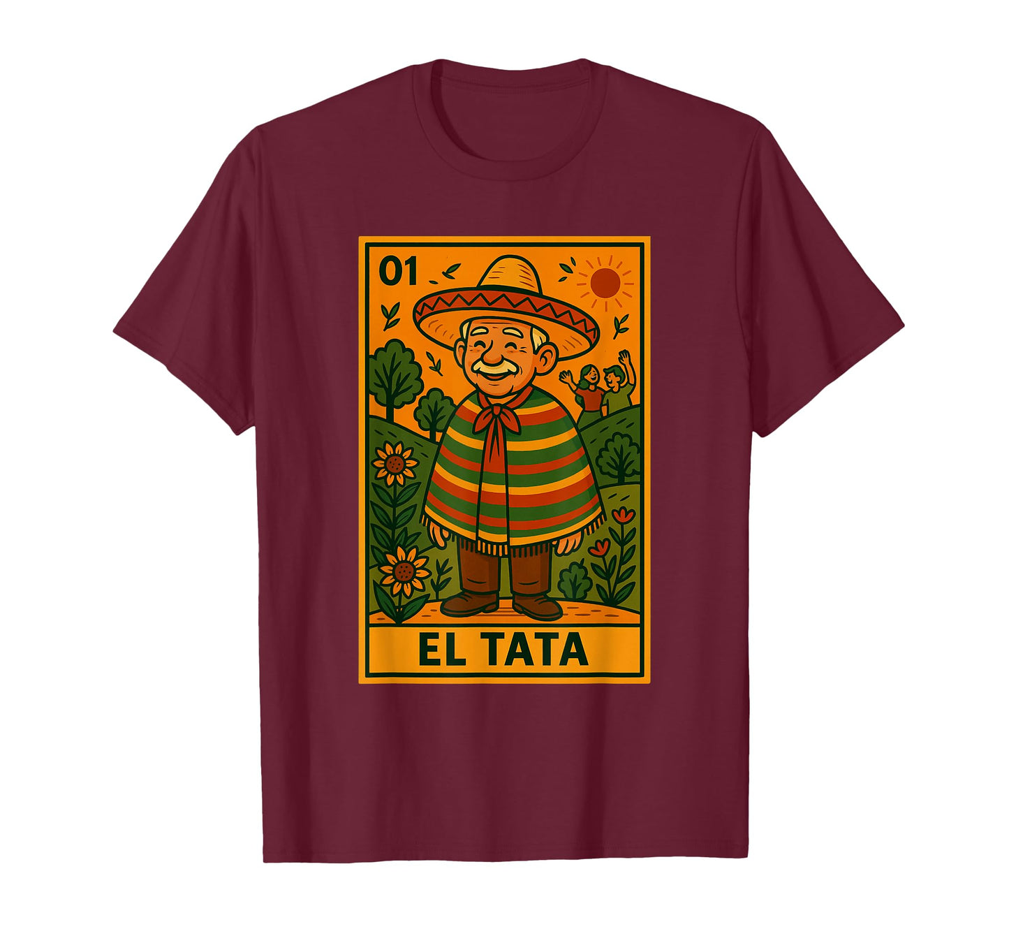 El Abuelo Spanish-Mexican Bingo Funny Gifts - El Tata T-Shirt