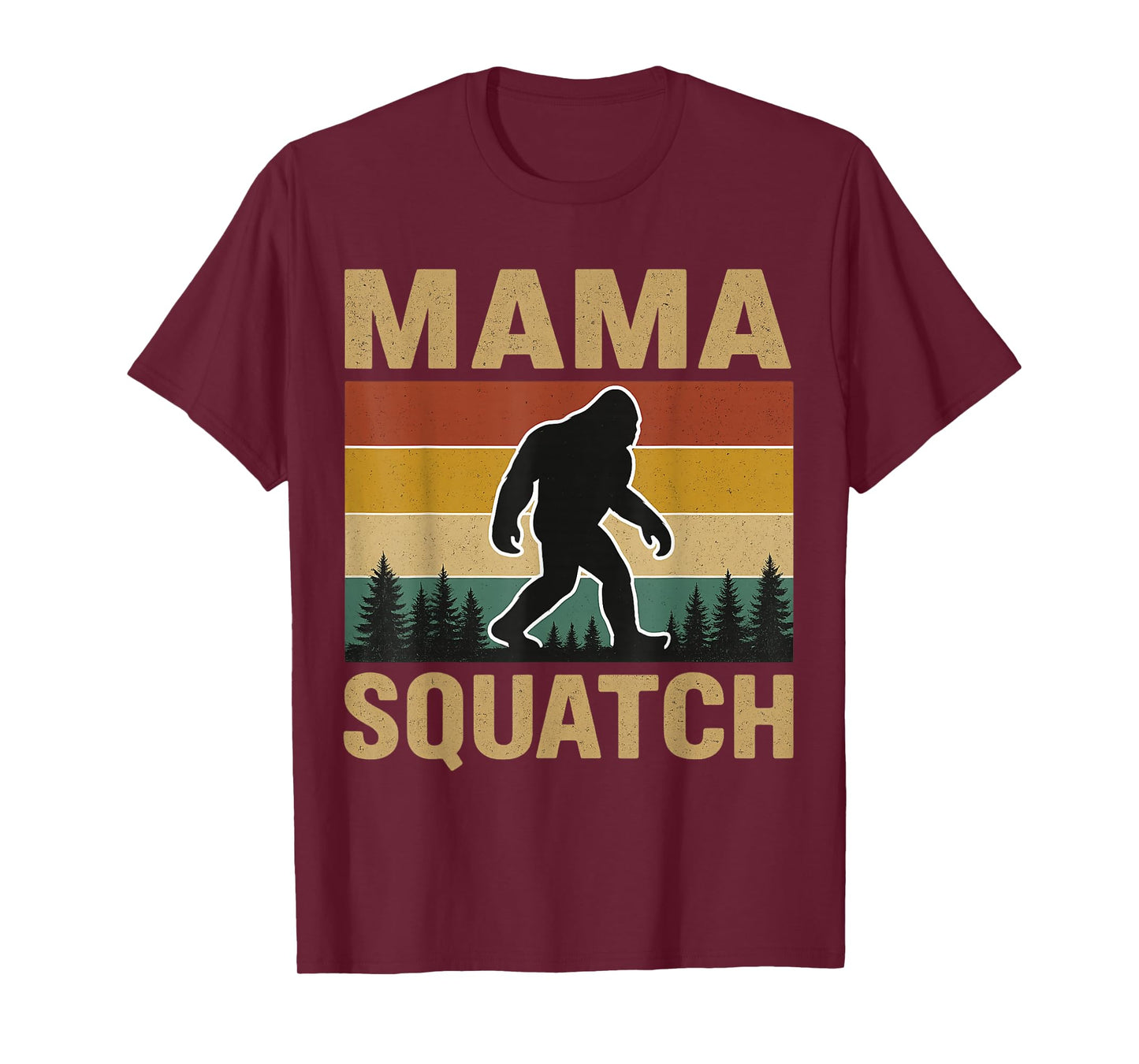 Mama Squatch Bigfoot Mama Sasquatch Yeti Family Matching T-Shirt