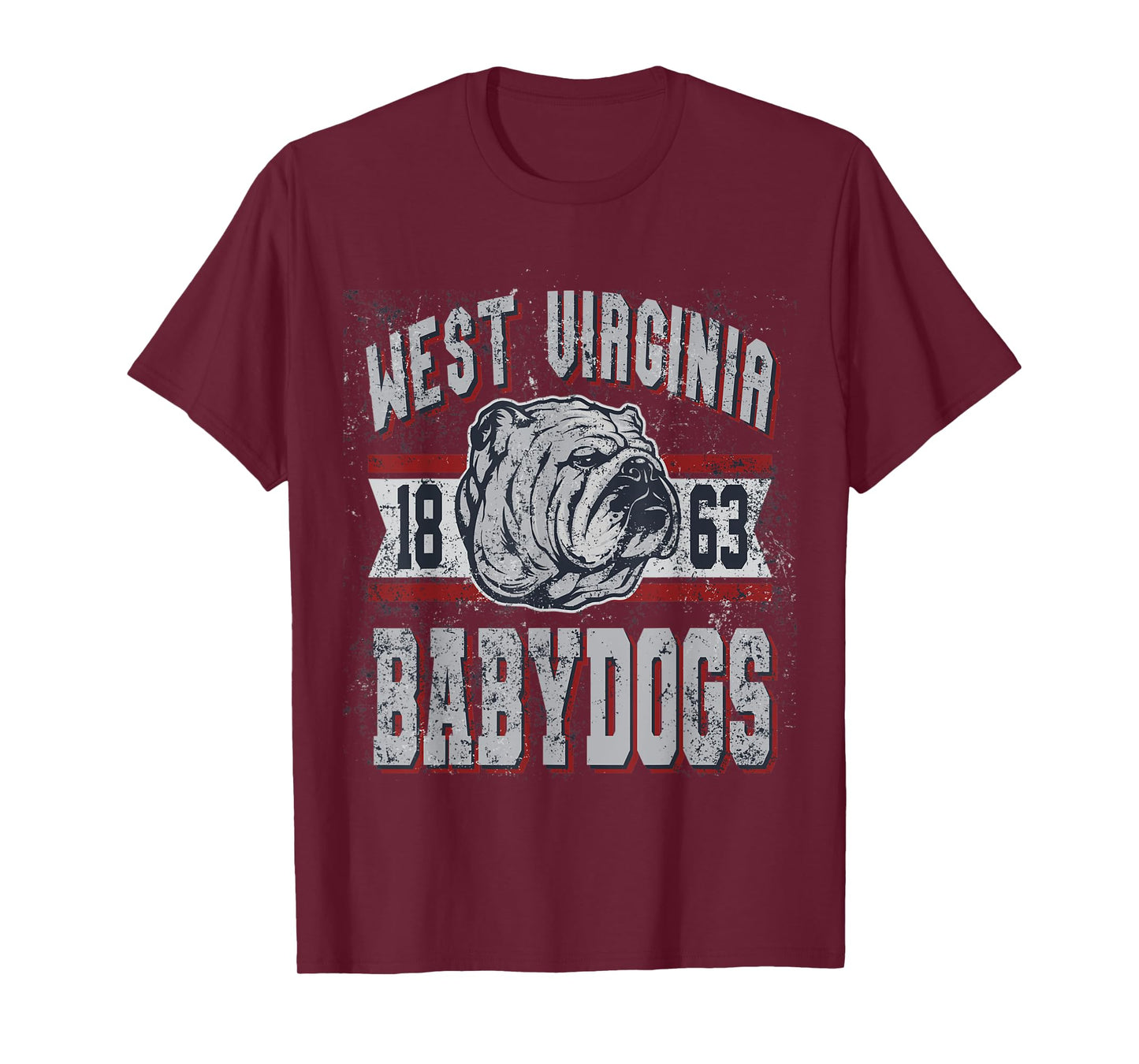 Funny WV Jim West Virginia Justice Baby Dogs bulldog Men Women T-Shirt