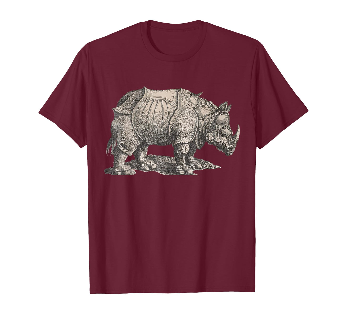 Rhinoceros by Albrecht Durer Famous Rhino Woodcut print Tee