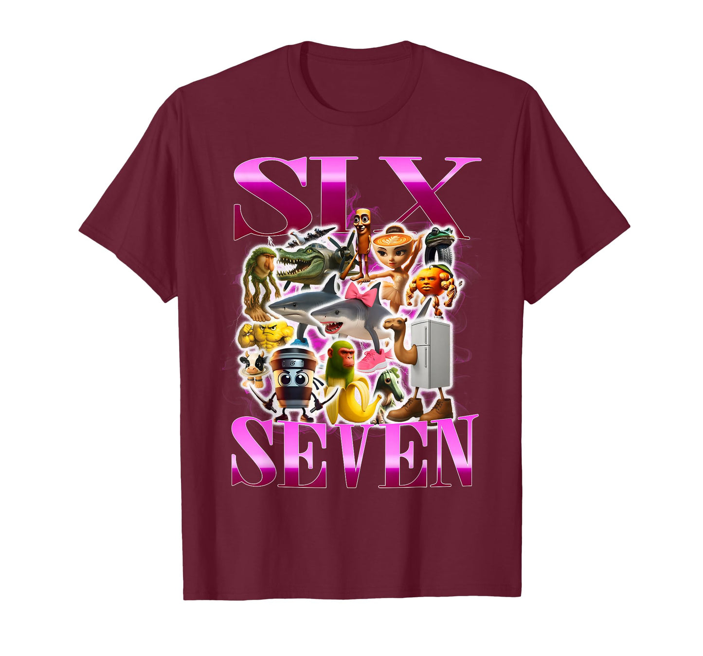 67 Six Seven Birthday Meme Viral Italian Brainrot Funny T-Shirt