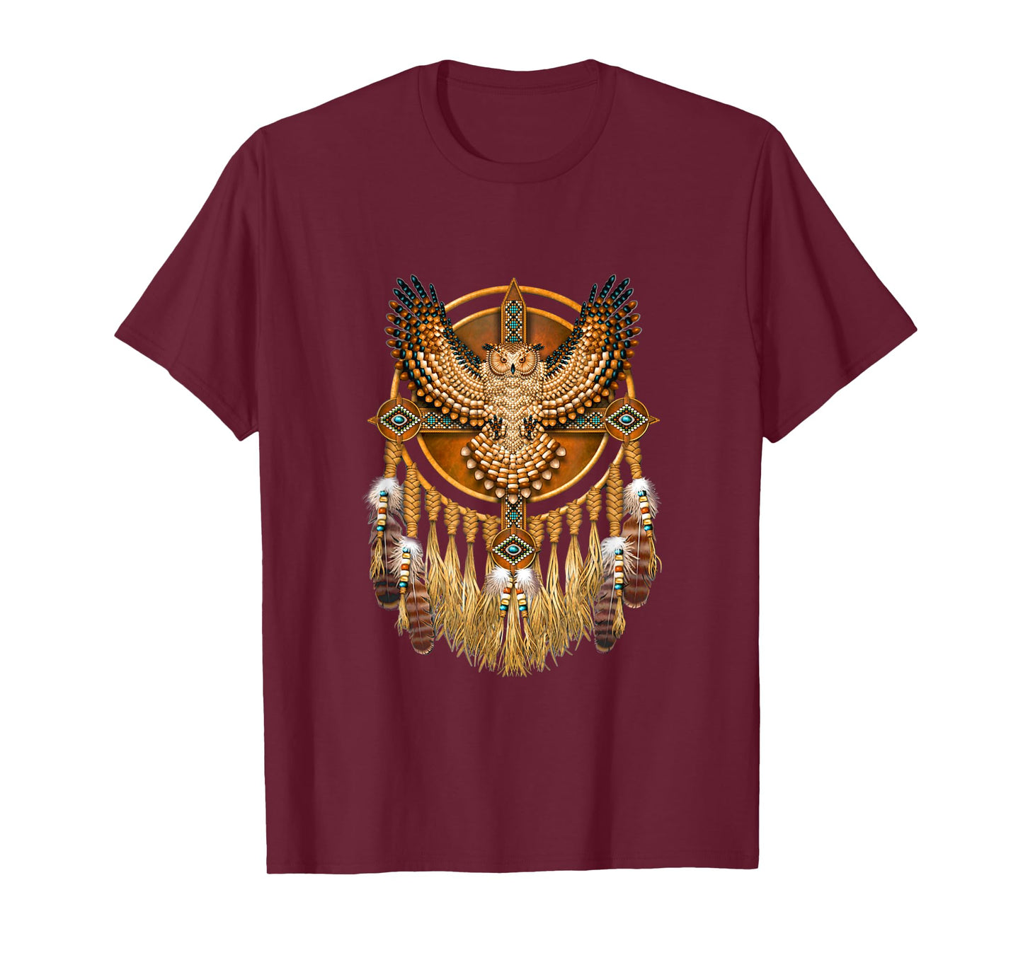 Native American Tribal Art Owl, Mystic owl T-Shirt